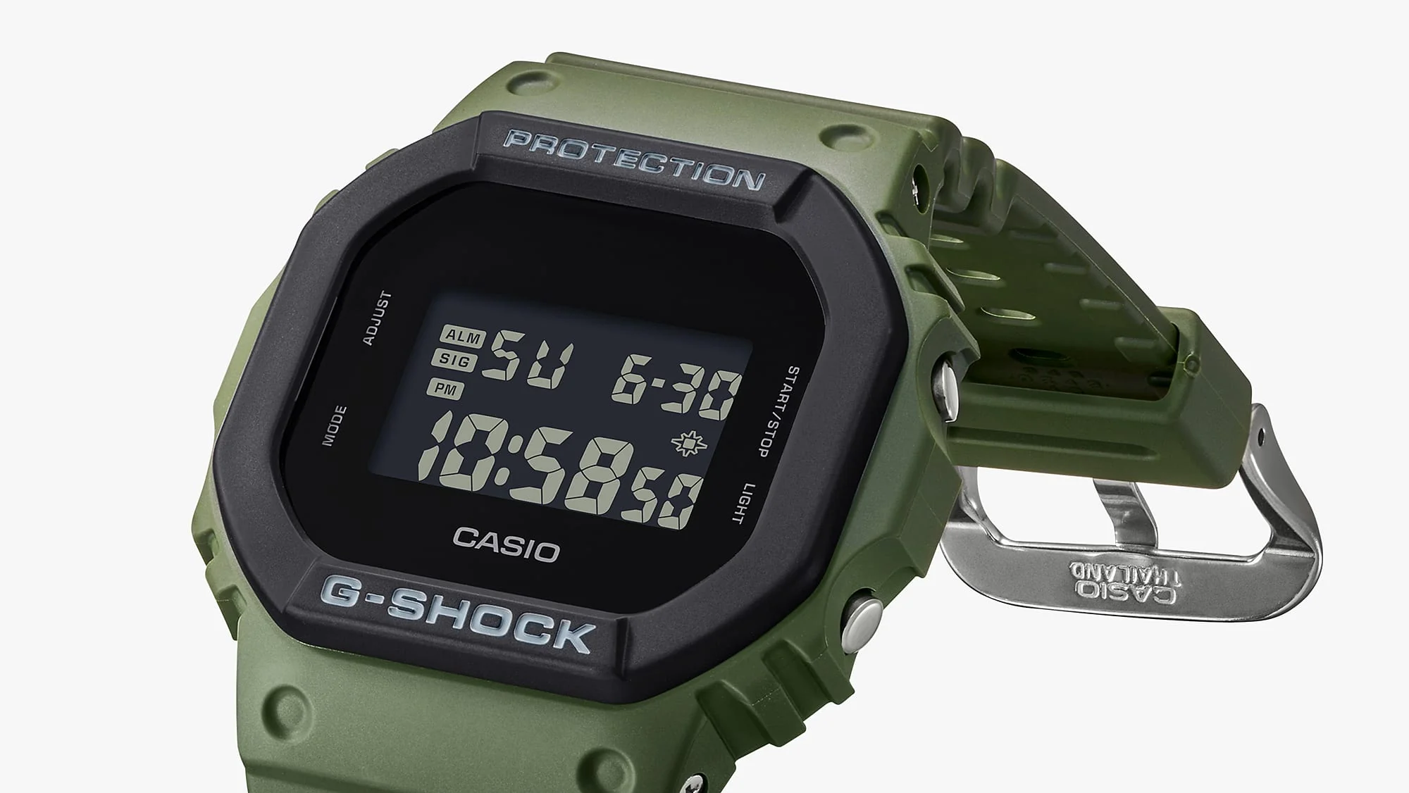 DW-5610UU-3 G-Shock reloj para caballero pulsera de caucho - Image 4