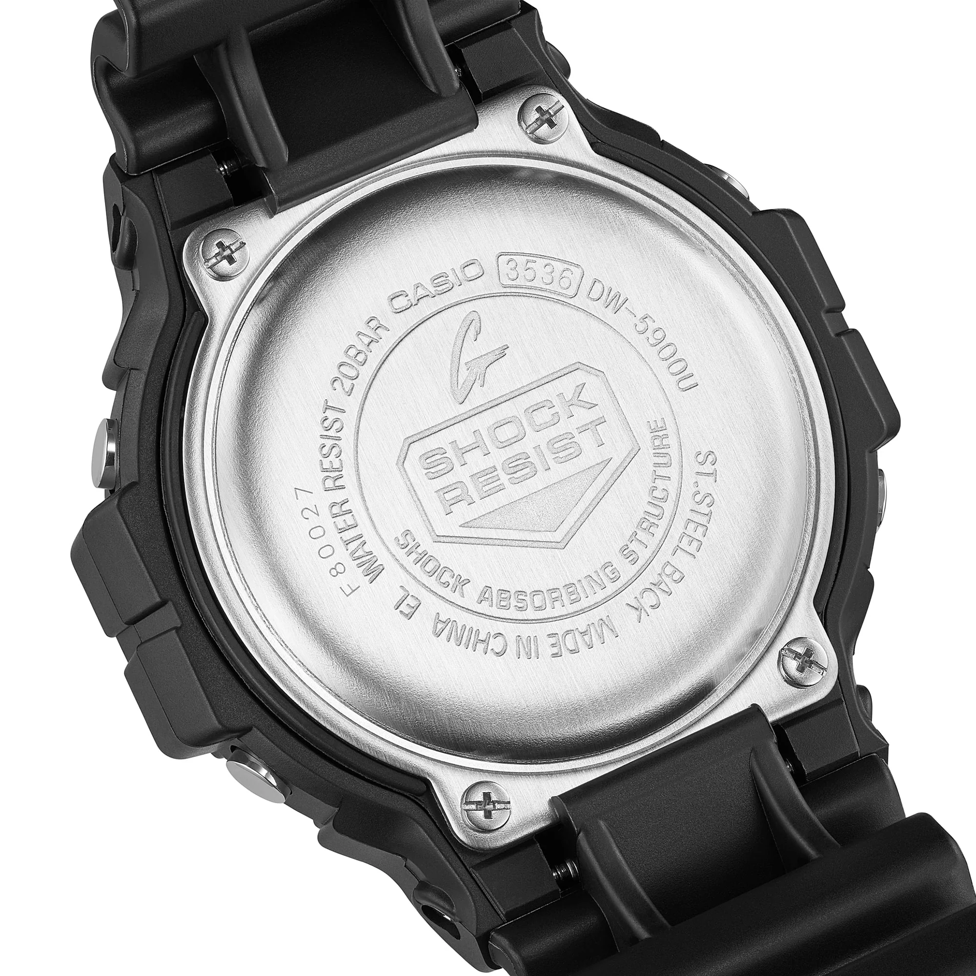 DW-5900U-1 Reloj G-Shock digital de hombre correa de caucho - Image 4