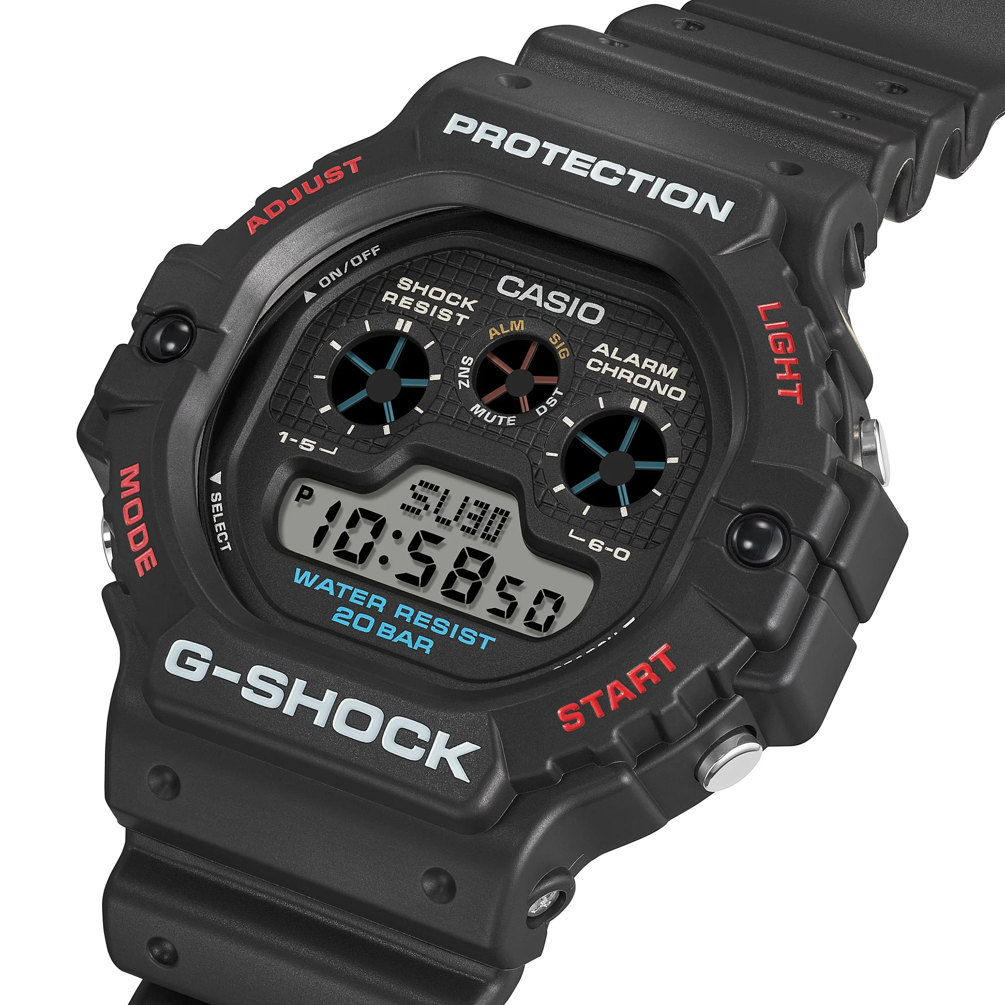 DW-5900U-1 Reloj G-Shock digital de hombre correa de caucho - Image 5