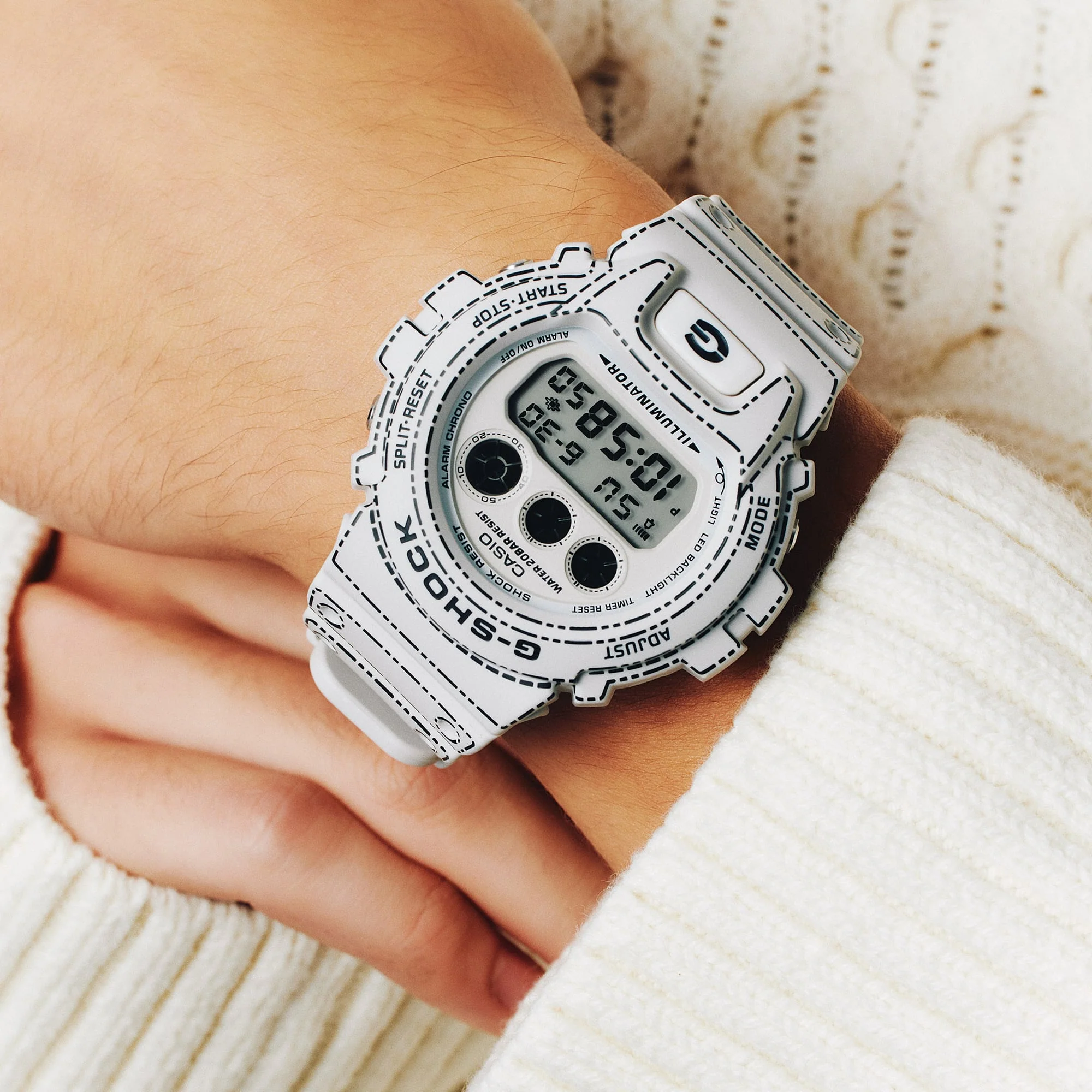 DW-6900RGM-5 Reloj G-Shock de hombre correa de silicona - Image 6