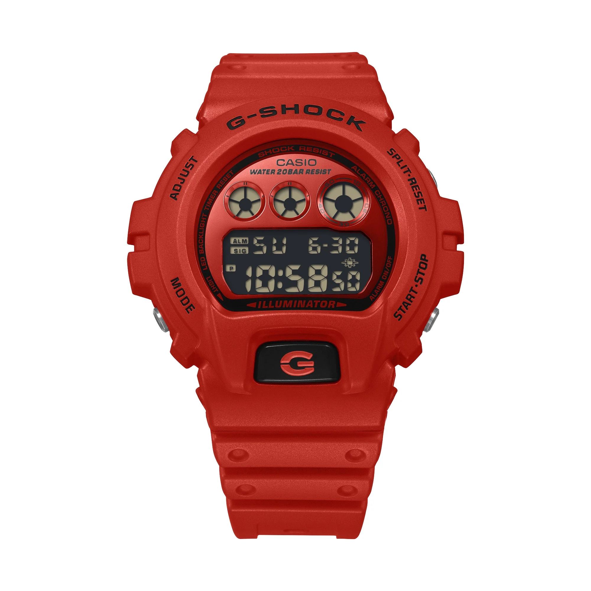 DW-6900RRB-4 Reloj G-Shock de caballero pulsera de resina - Image 3