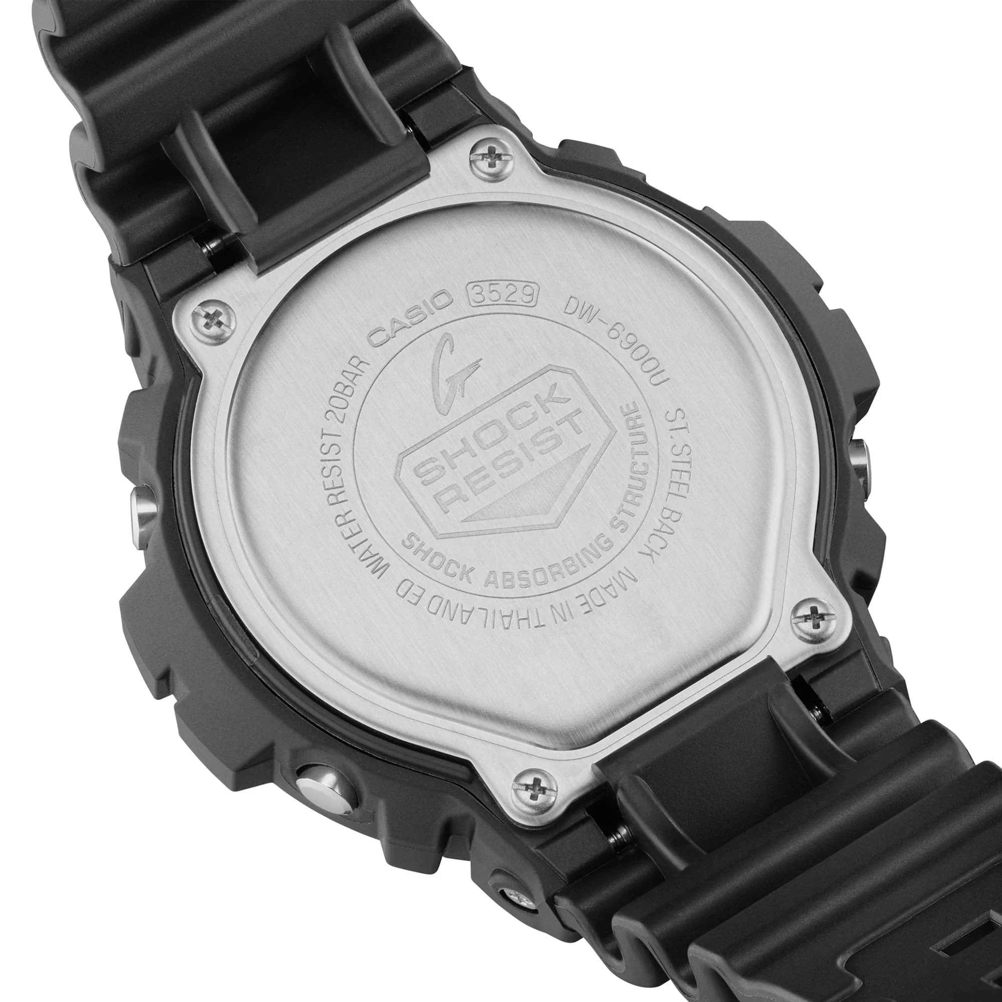 DW-6900U-1 Reloj G-Shock Pulsera de Caucho para Caballero Digital - Image 5