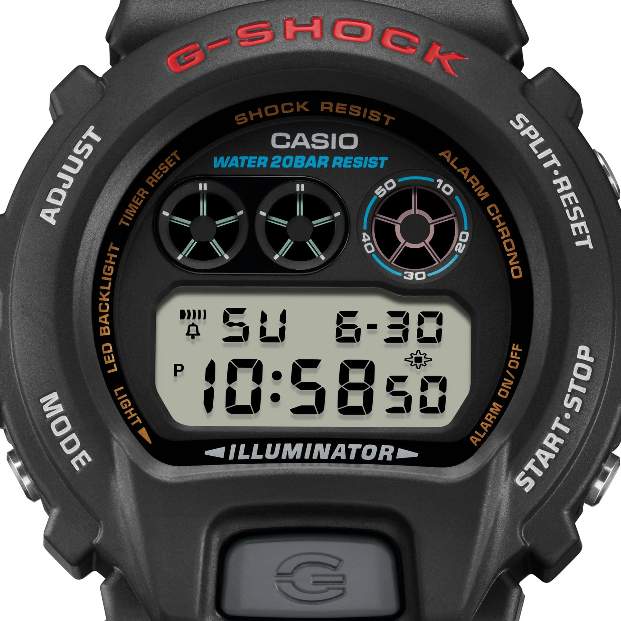 DW-6900U-1 Reloj G-Shock Pulsera de Caucho para Caballero Digital - Image 7