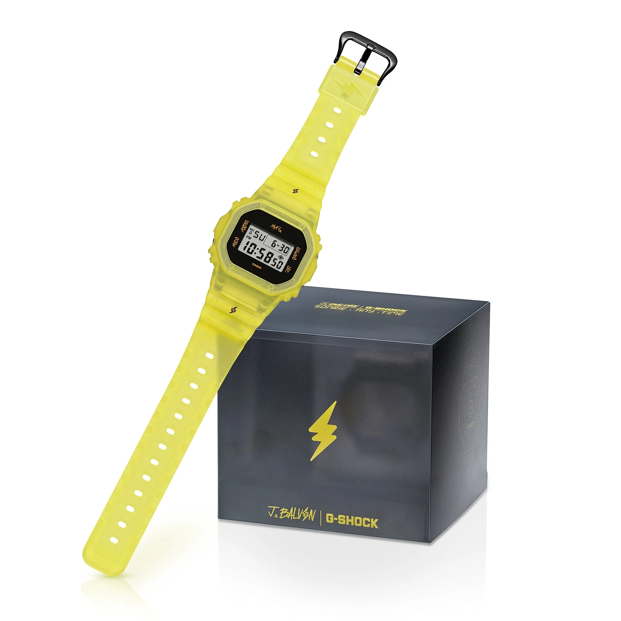 DWE-5600JB-1A9 Reloj G-Shock J Balvin de unisex correa de resina digital - Image 5