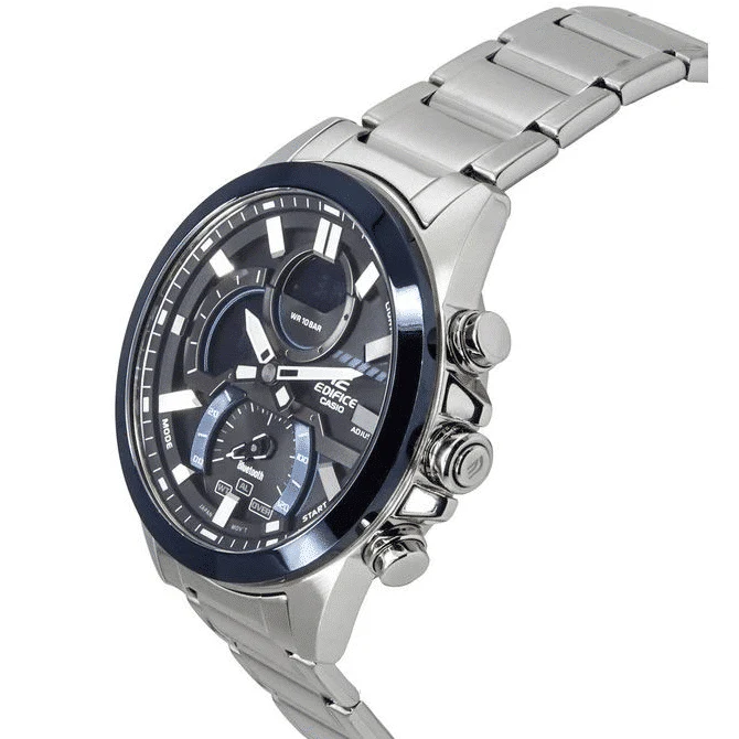 ECB-30DB-1A Reloj Edifice de hombre pulsera de metal 53 mm - Image 3