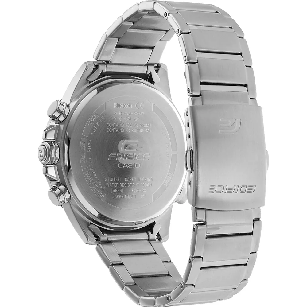ECB-30DB-1A9 Edifice Reloj para caballero pulsera de metal con bluetooth - Image 2
