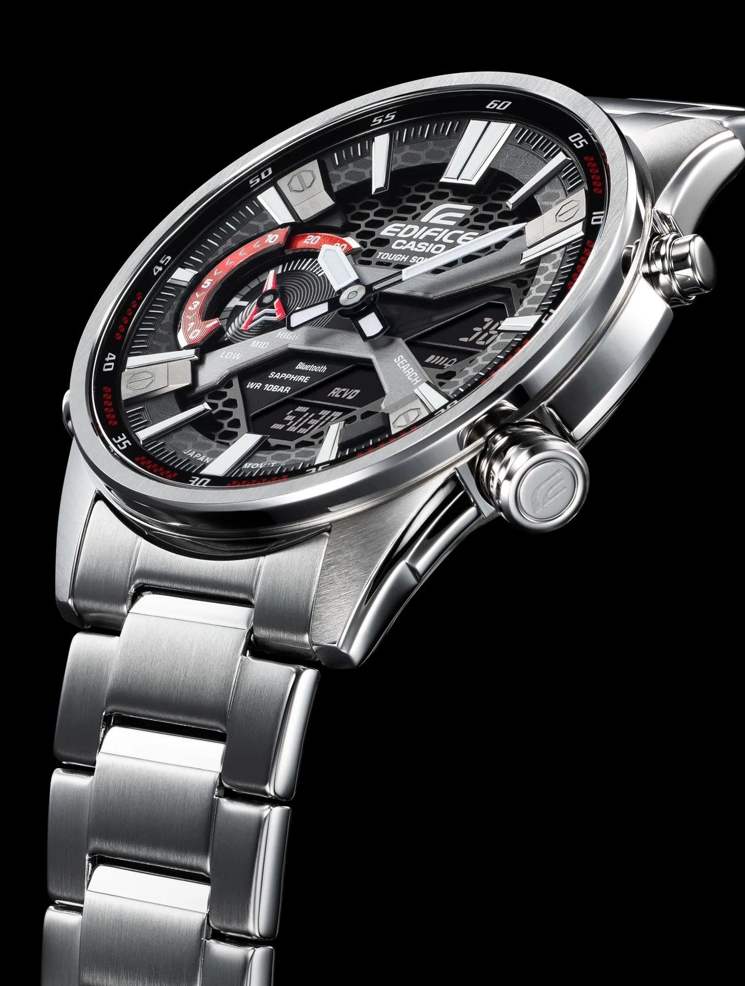 ECB-S100D-1A Reloj Edifice cristal zafiro para Caballero - Image 4