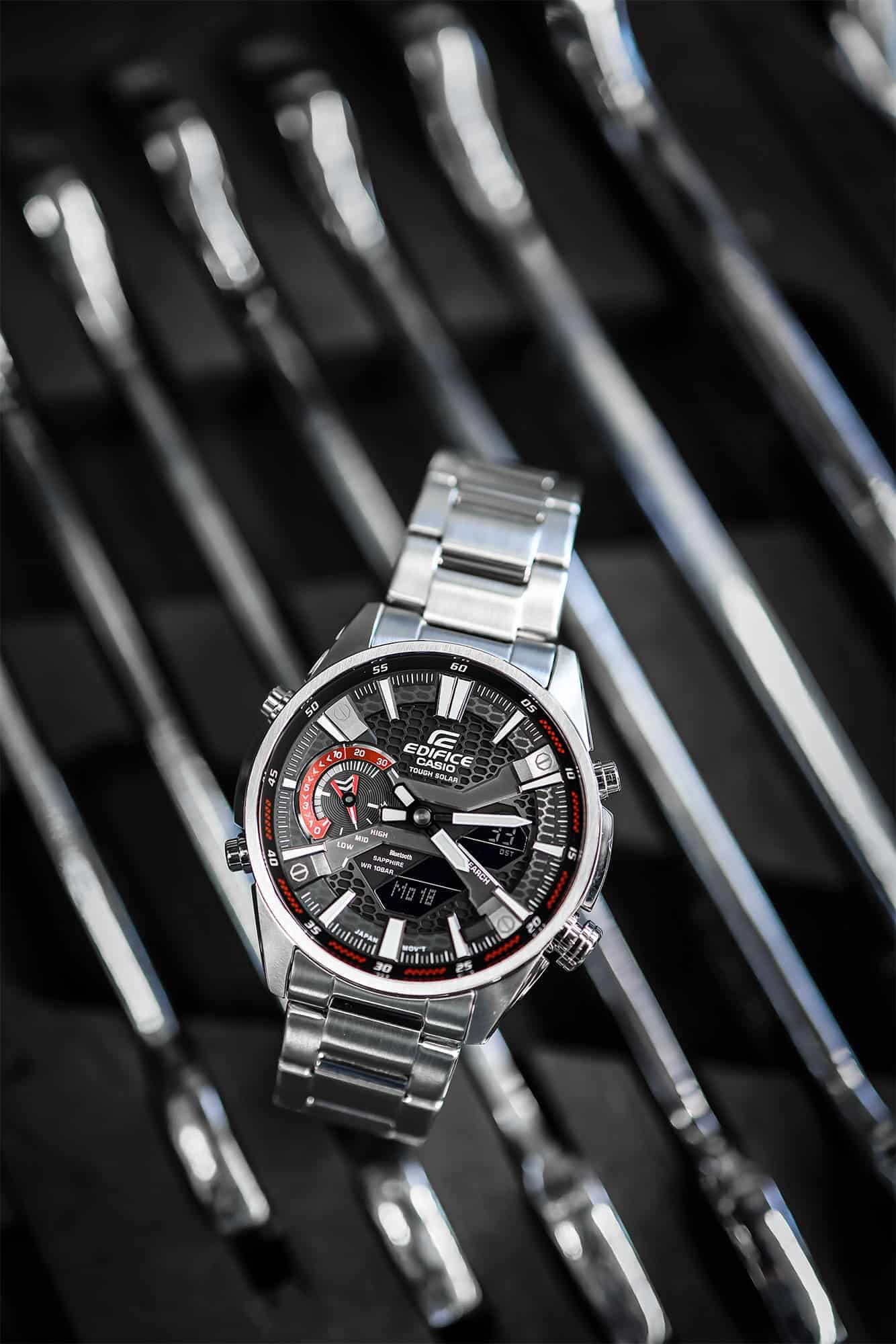 ECB-S100D-1A Reloj Edifice cristal zafiro para Caballero - Image 5