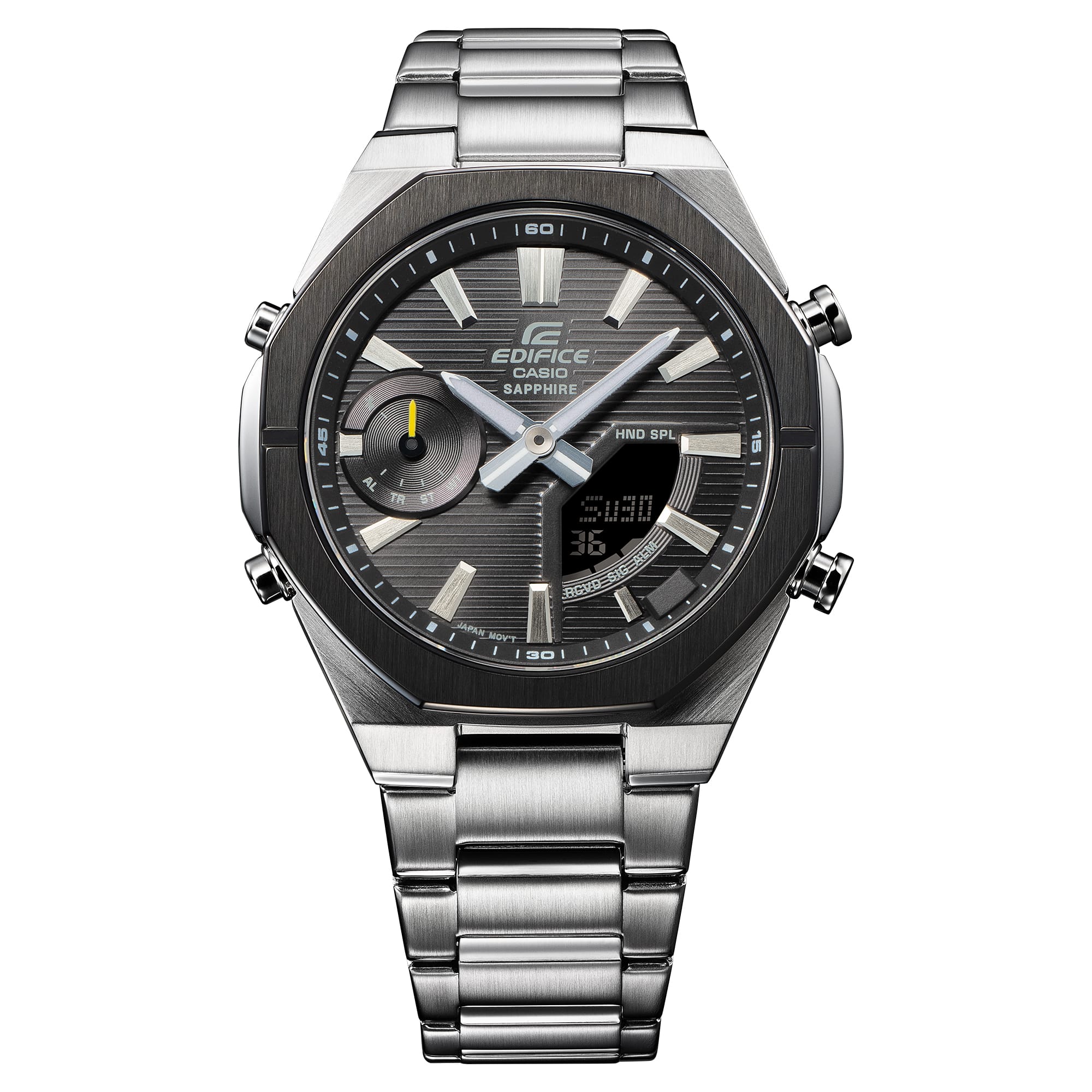 ECB-S10DB-1A Reloj Edifice Bluetooth de caballero pulsera de metal cristal zafiro - Image 3