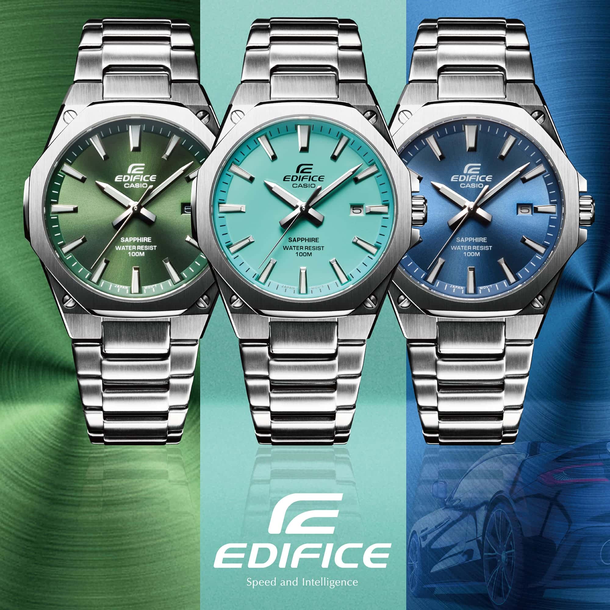 EFR-S108D-2AV Edifice cristal zafiro Reloj para Hombre - Image 2