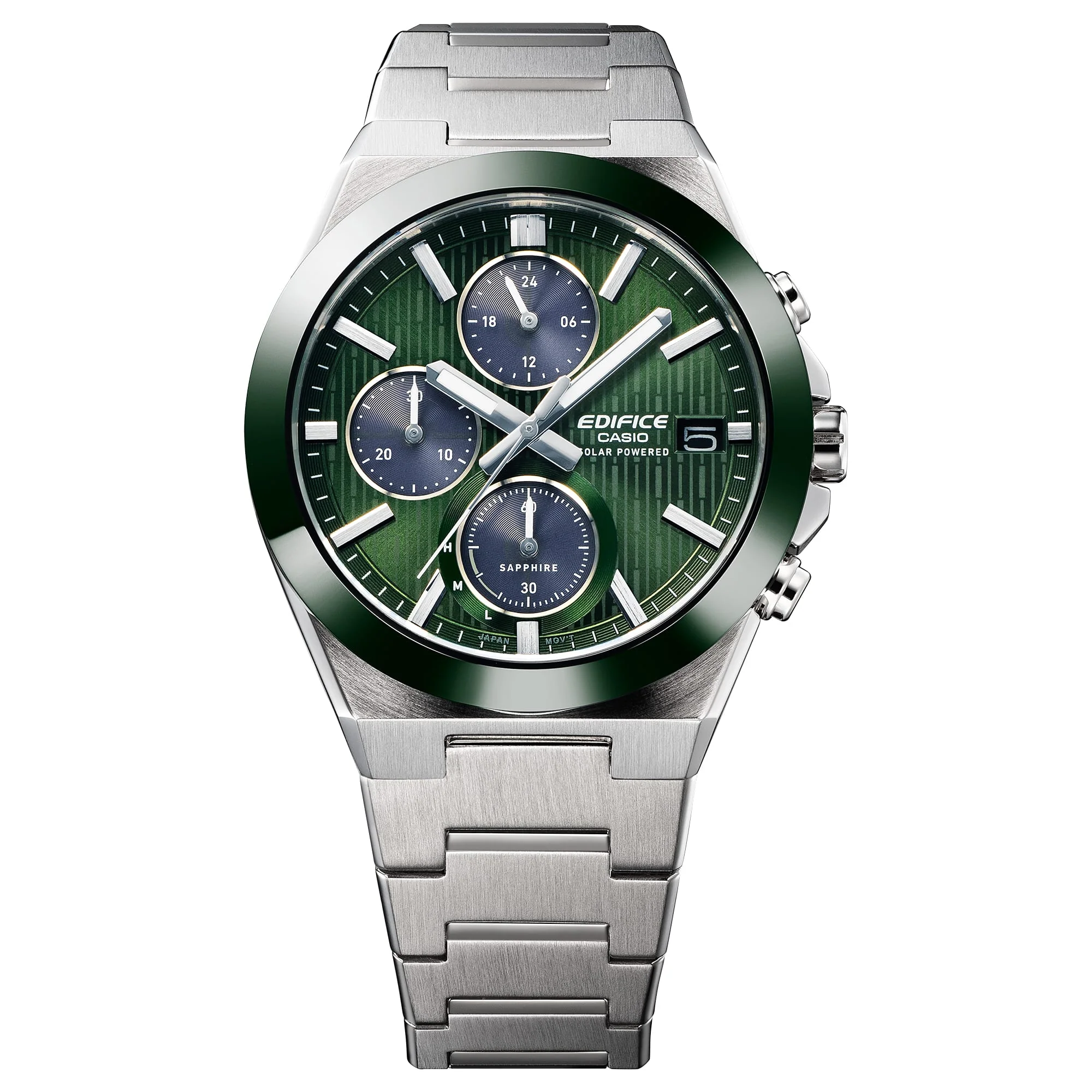 EFS-S650D-3A Reloj Edifice de hombre banda de metal cristal zafiro - Image 2