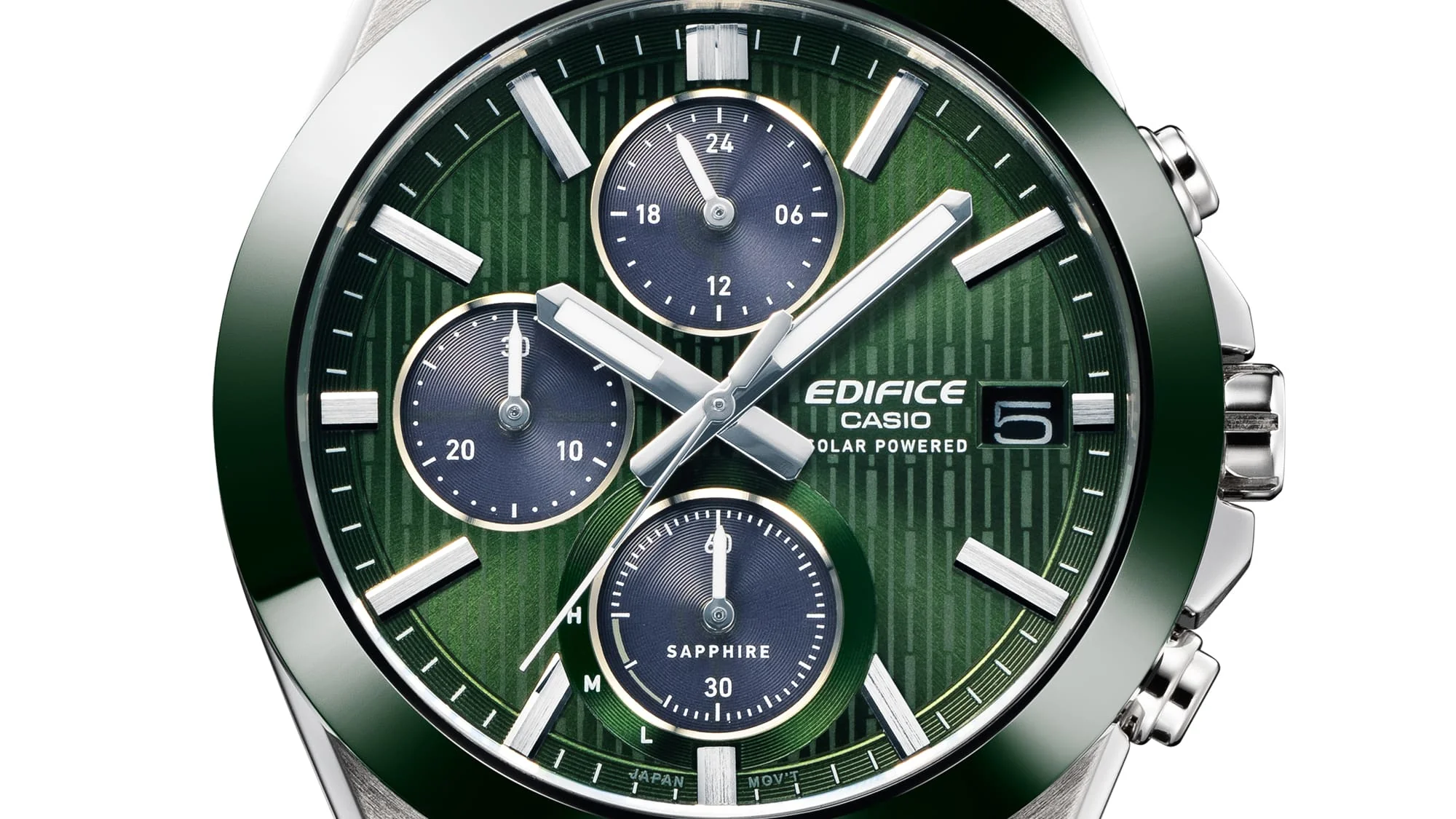 EFS-S650D-3A Reloj Edifice de hombre banda de metal cristal zafiro - Image 3