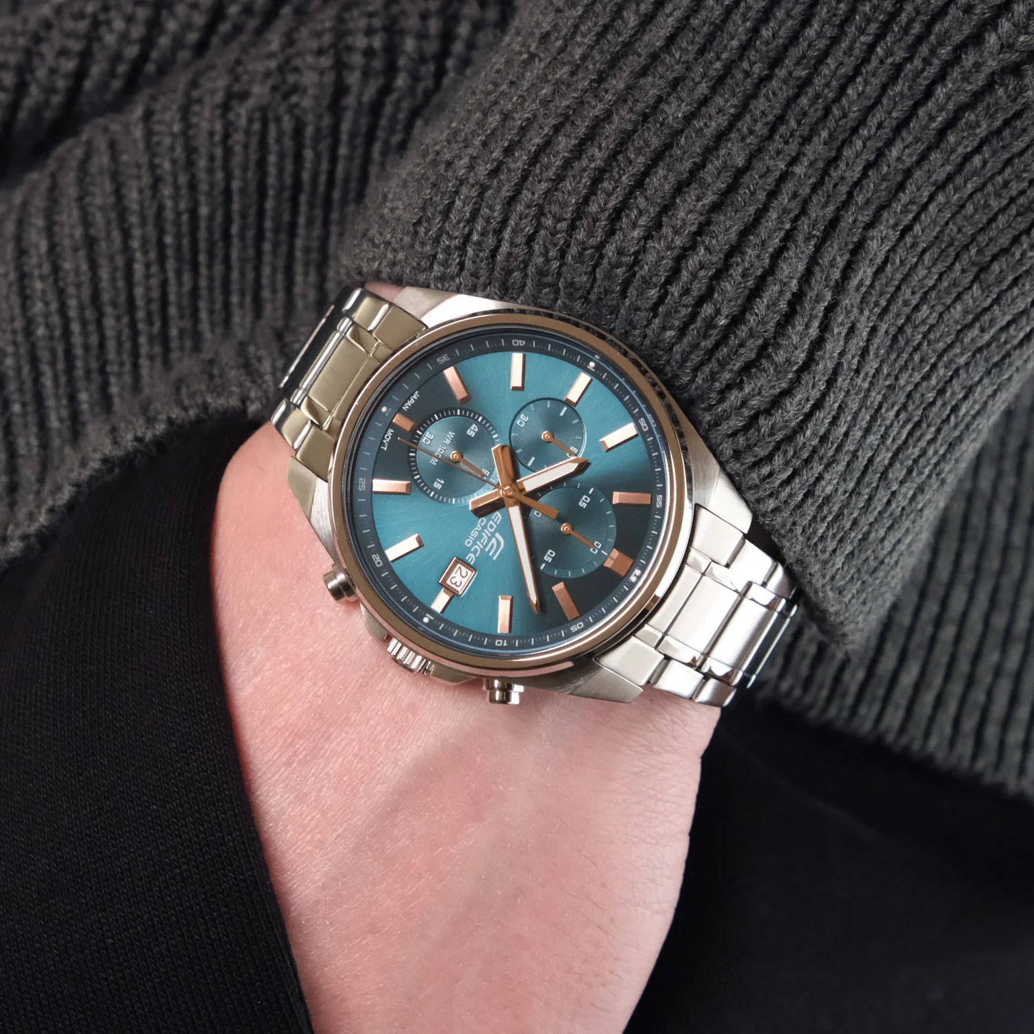 EFV-610DE-2A Reloj Edifice de hombre pulsera de metal 49 mm - Image 2