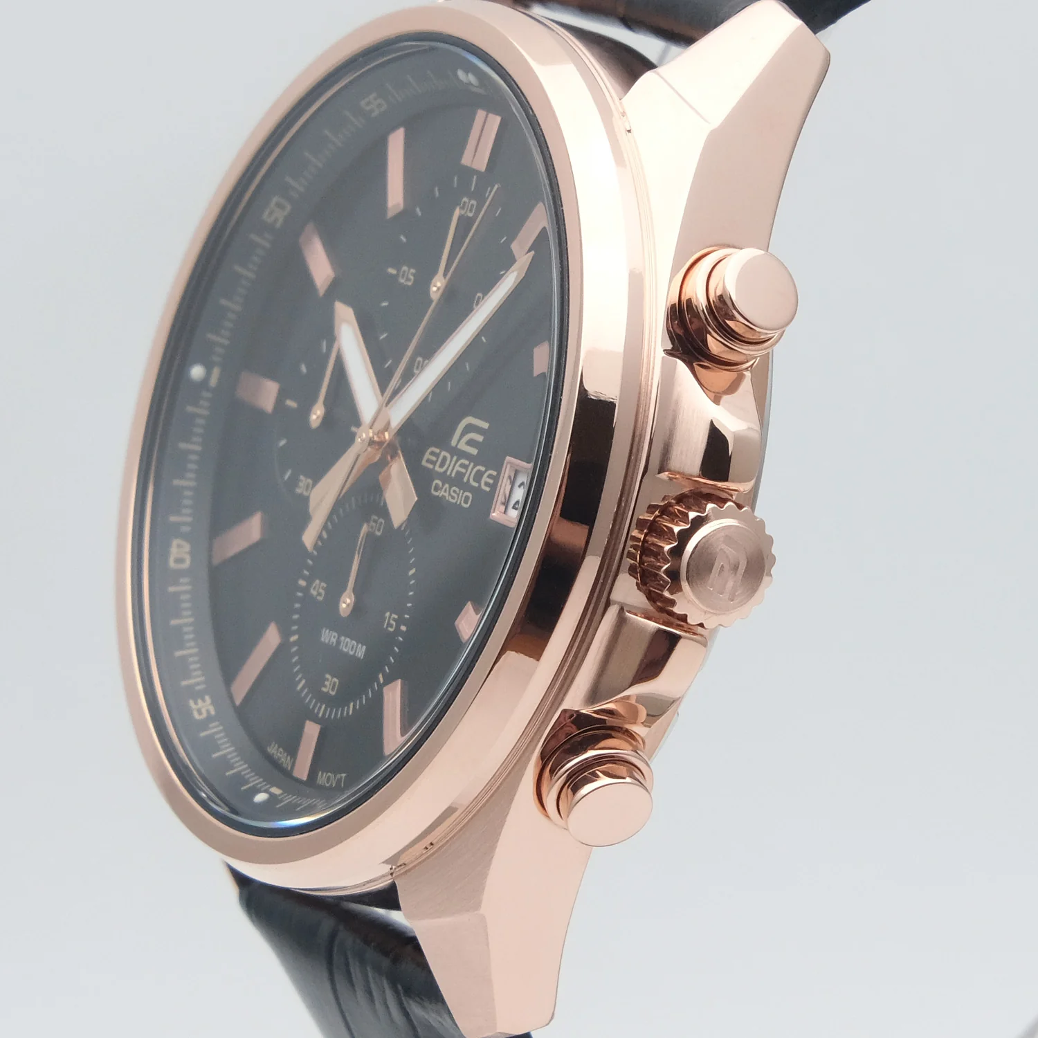 EFV-610ECL-1A Reloj Edifice de hombre pulsera de cuero 49 mm - Image 4