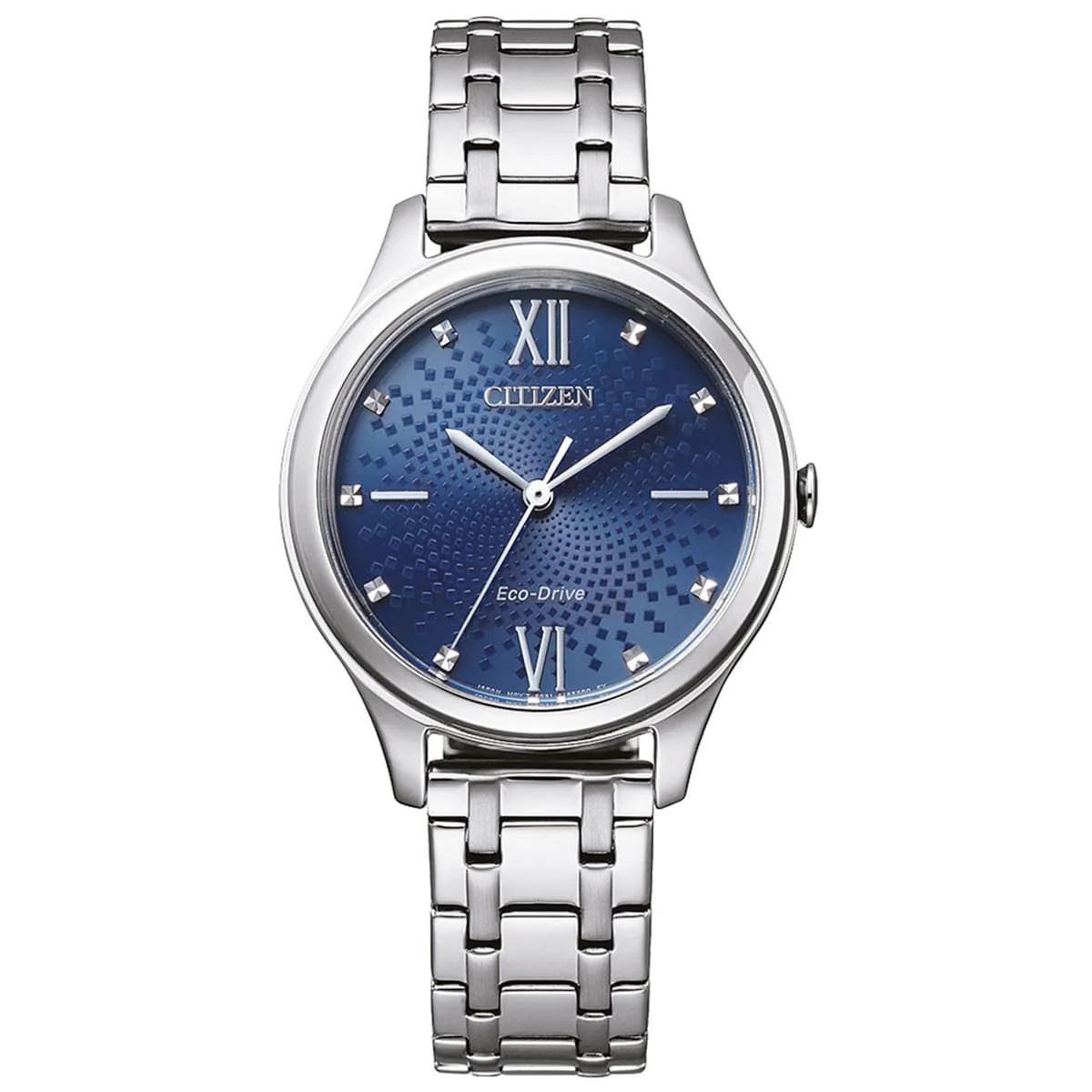 EM0500-57L Citizen Eco-drive reloj para mujer pulsera de acero