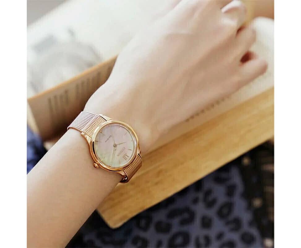 EM0813-86Y Citizen Eco-Drive reloj para dama pulsera de mesh - Image 2