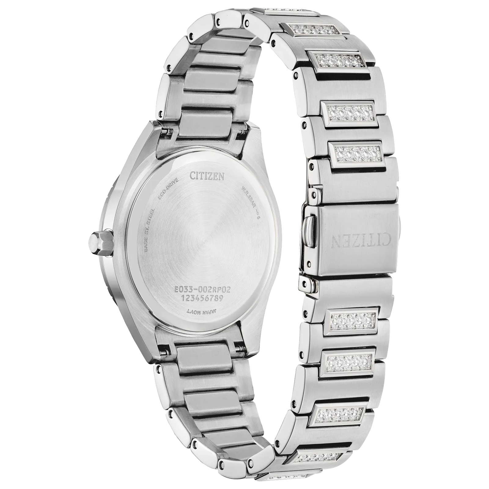 EM1020-57L Reloj Citizen Silhouette Crystal Eco-drive de dama pulsera de metal 34 mm - Image 3