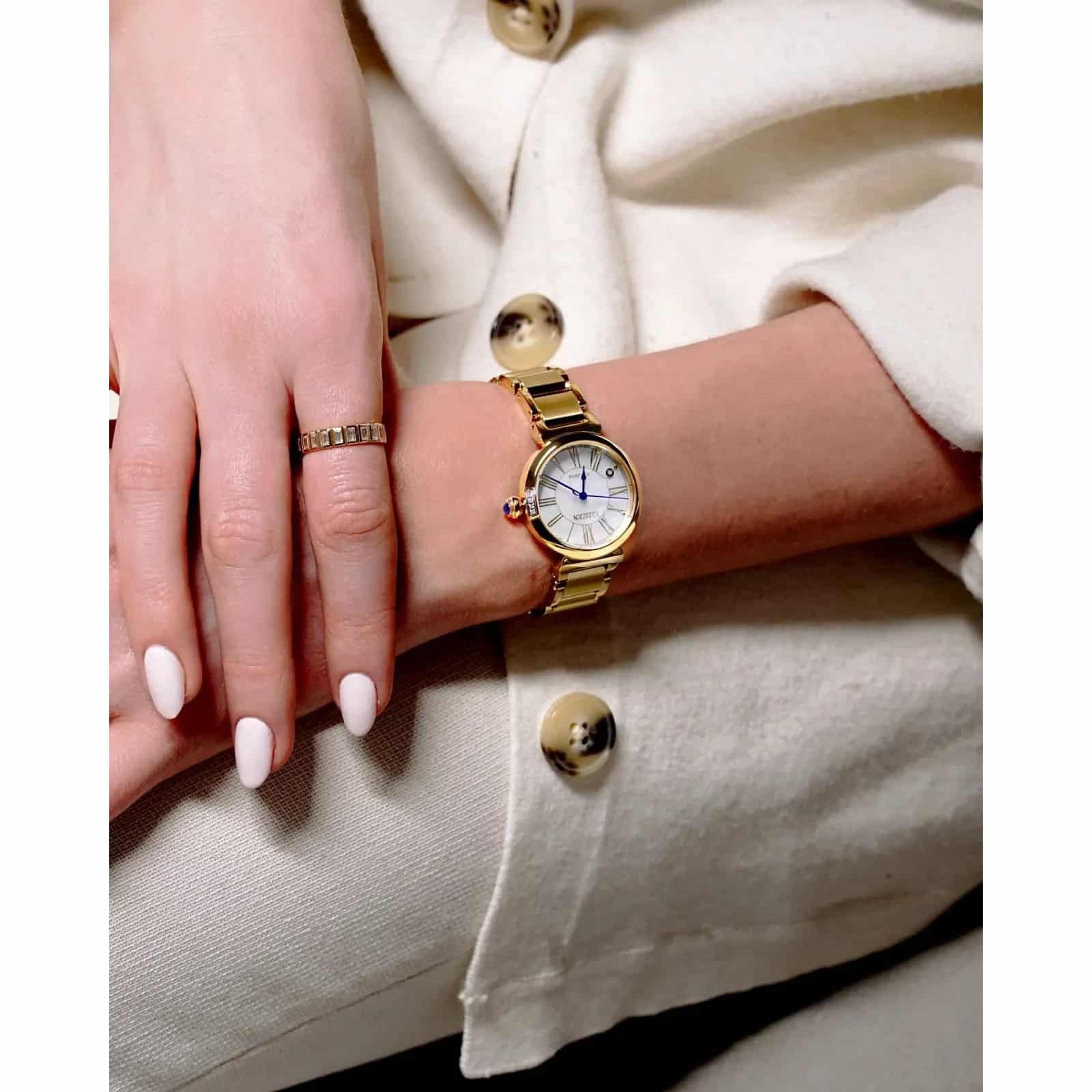 EM1062-57D Citizen L Mae para dama pulsera de acero inoxidable Eco-drive - Image 2