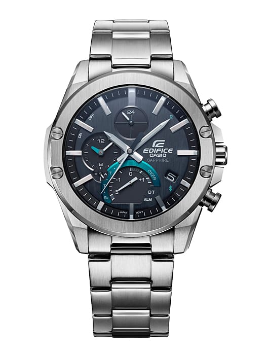 EQB-1000D-1A Edifice Reloj para Hombre Pulsera de Metal Vinculación Bluetooth cristal zafiro - Image 2