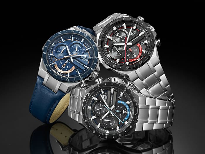 EQS-920DB-1AV Reloj Edifice Solar de hombre correa de metal - Image 2