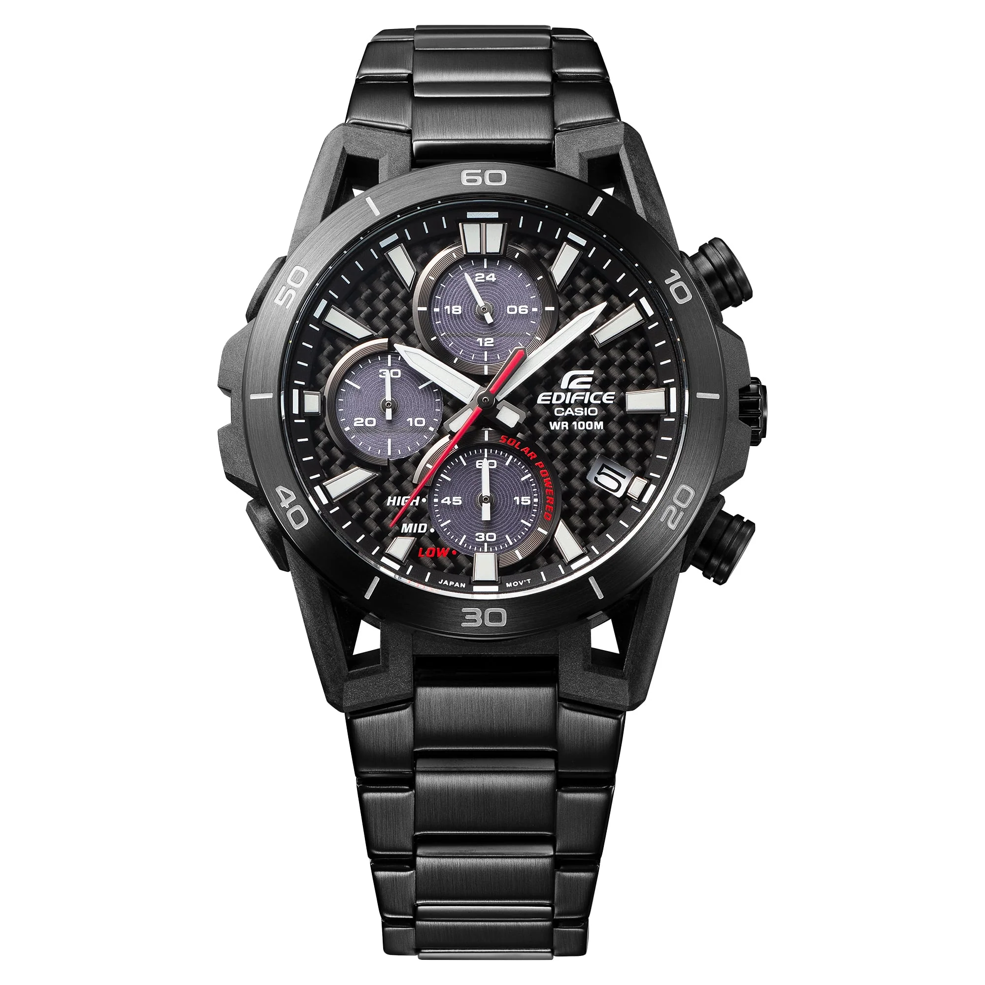 EQS-960DC-1AV Edifice para caballero correa de metal - Image 3