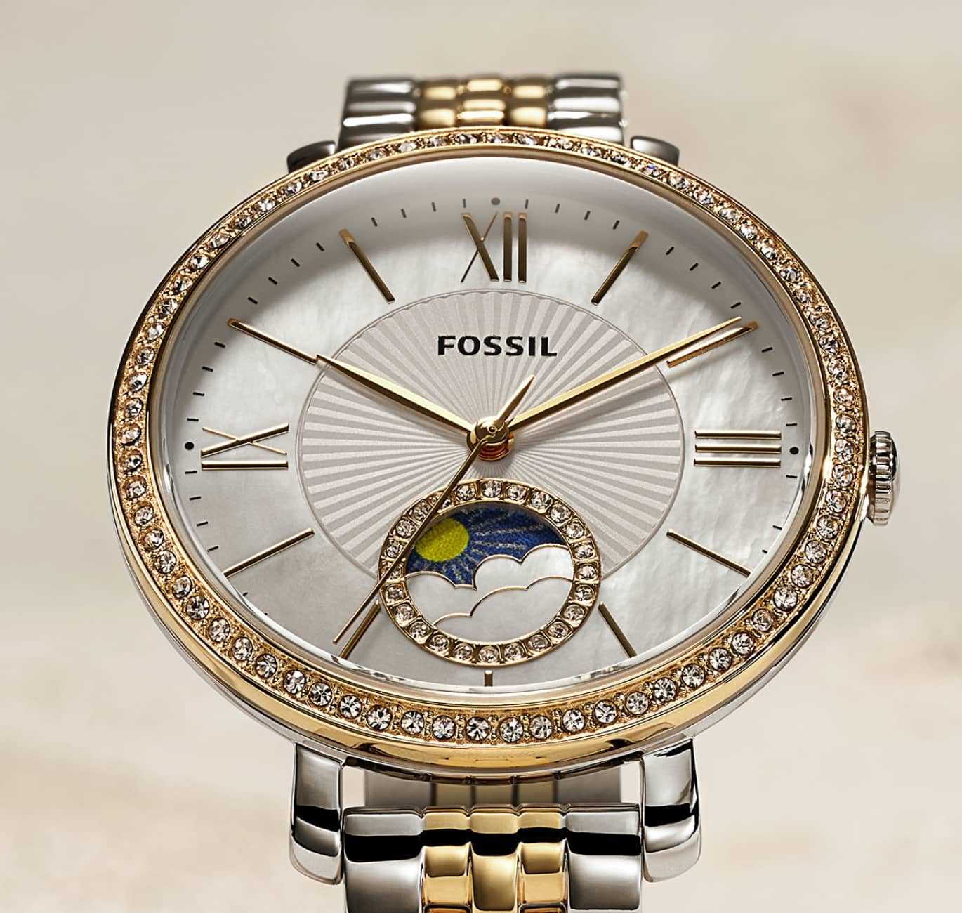 ES5167 Reloj Fossil Jacqueline de mujer correa de metal - Image 6
