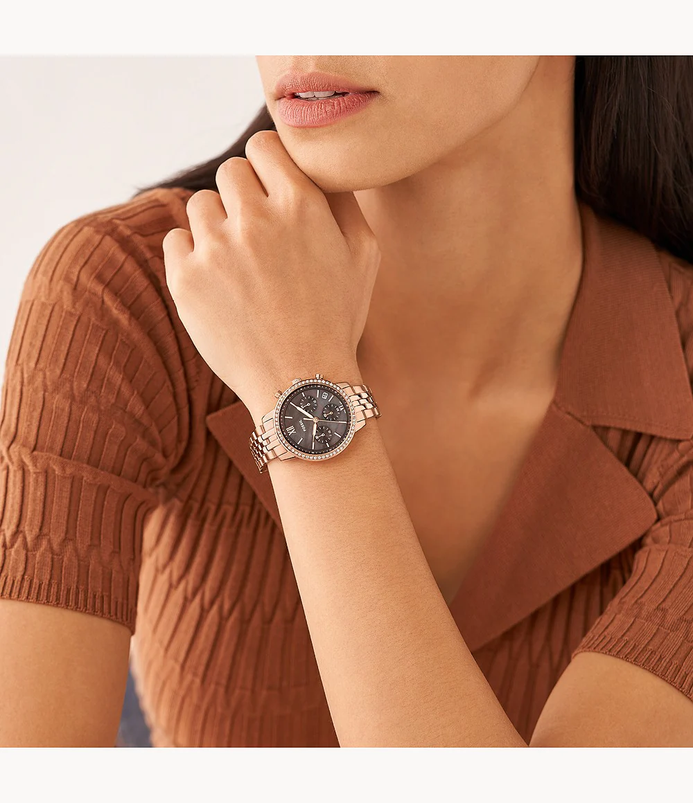ES5218 Reloj Neutra de señorita correa de metal - Image 4