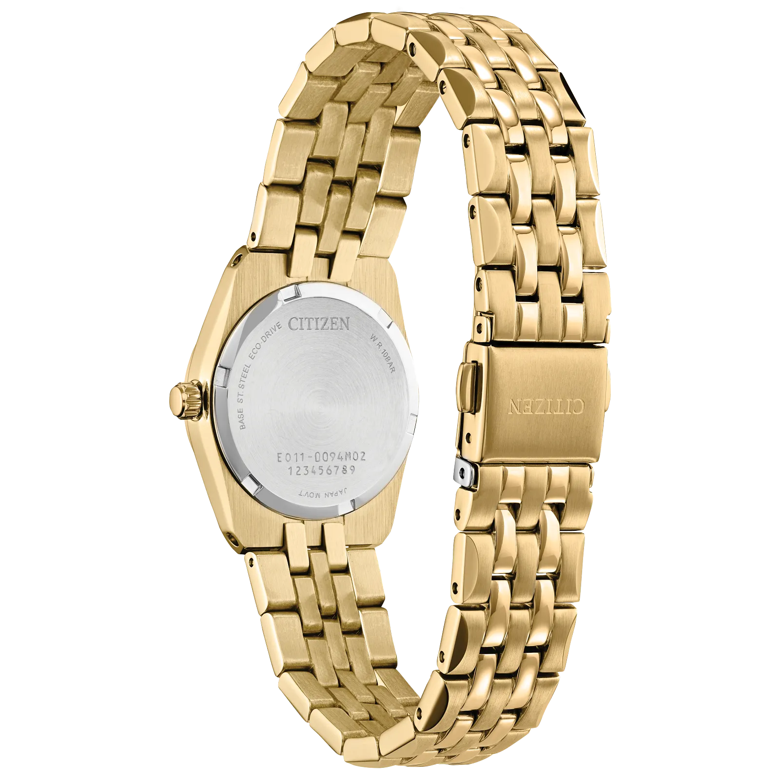 EW2712-55E Reloj Citizen Corso Eco-drive de dama pulsera de metal con diamantes incrustados 28 mm - Image 5