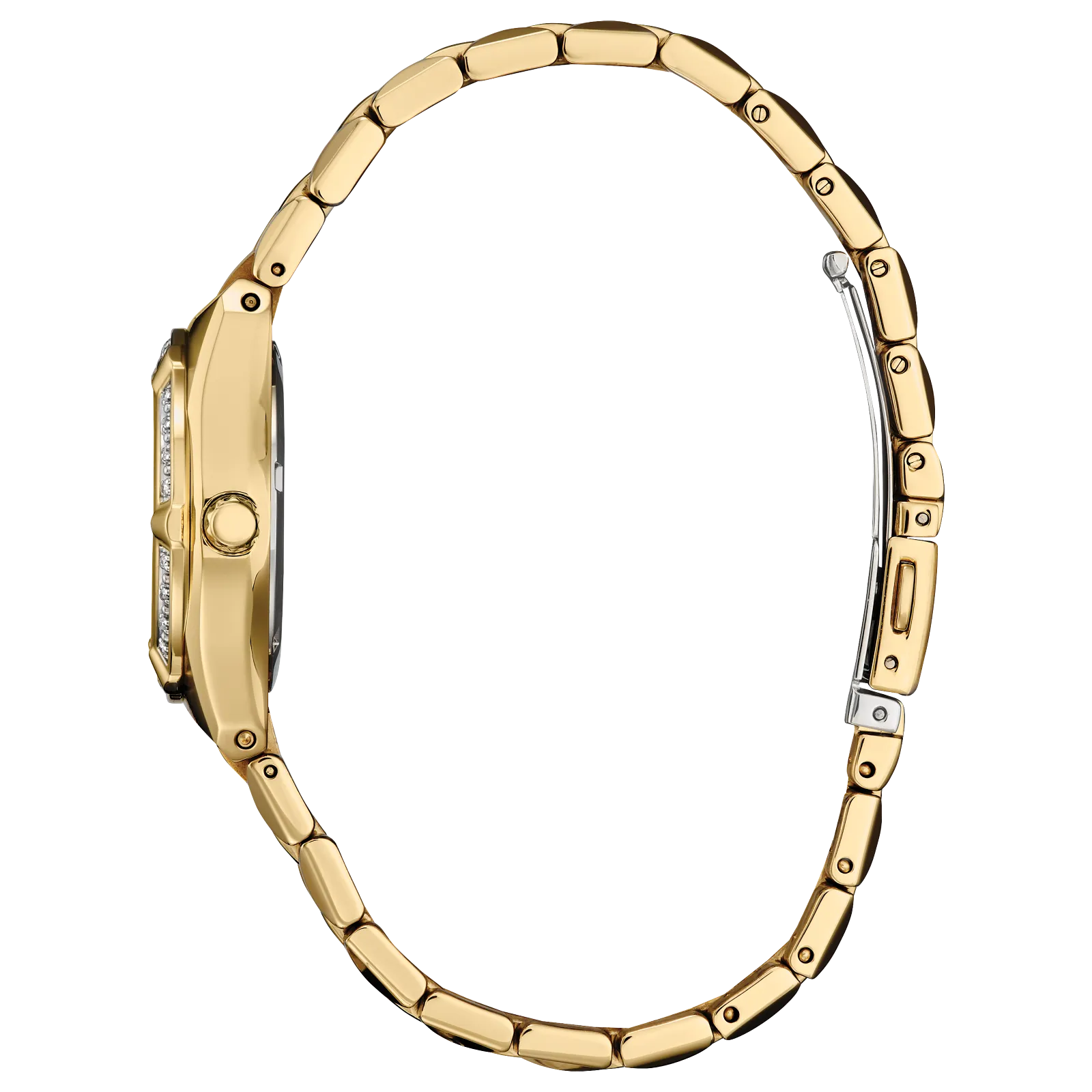 EW2712-55E Reloj Citizen Corso Eco-drive de dama pulsera de metal con diamantes incrustados 28 mm - Image 6