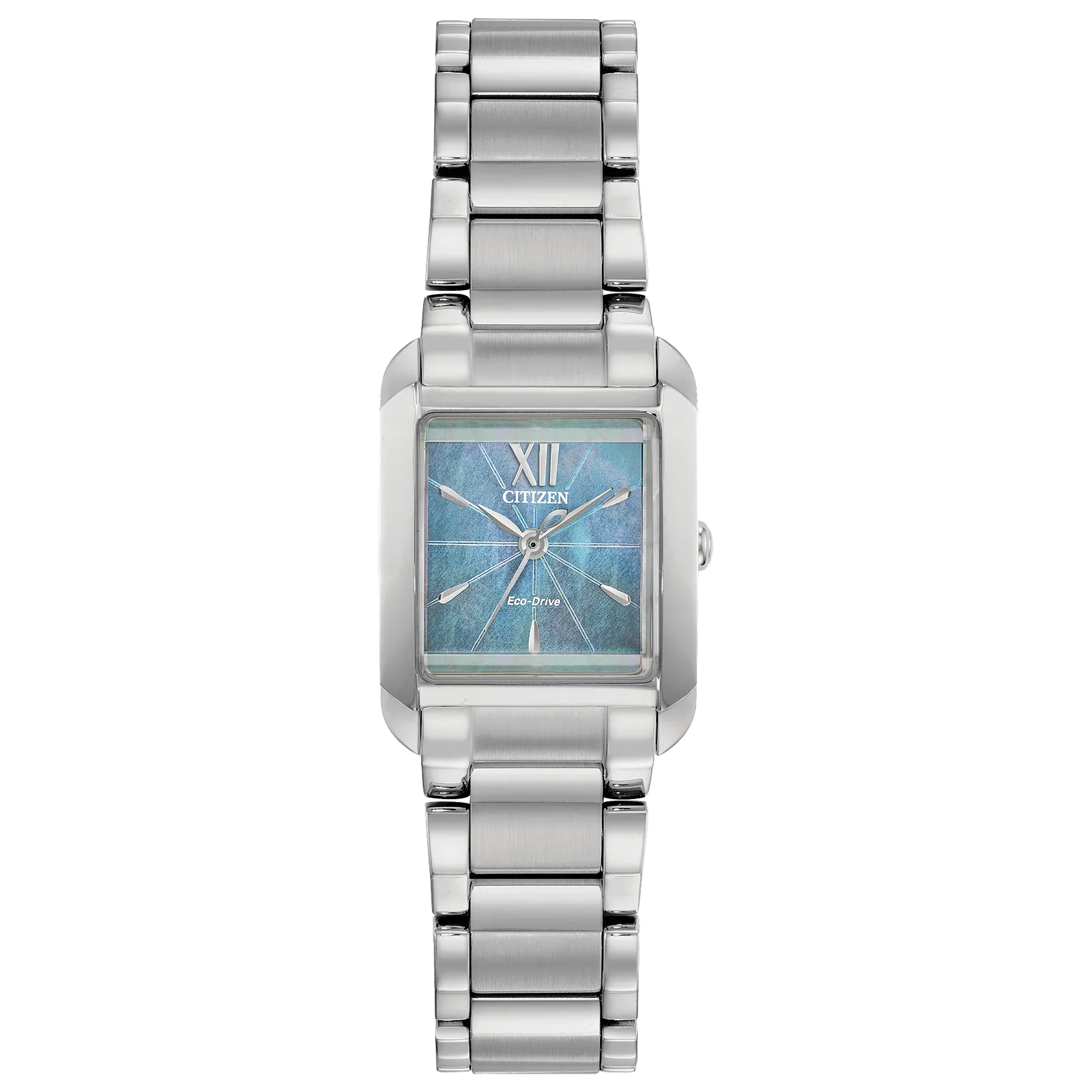 EW5551-56N Reloj Citizen L Blanca de mujer pulsera de metal 22 mm Eco-drive