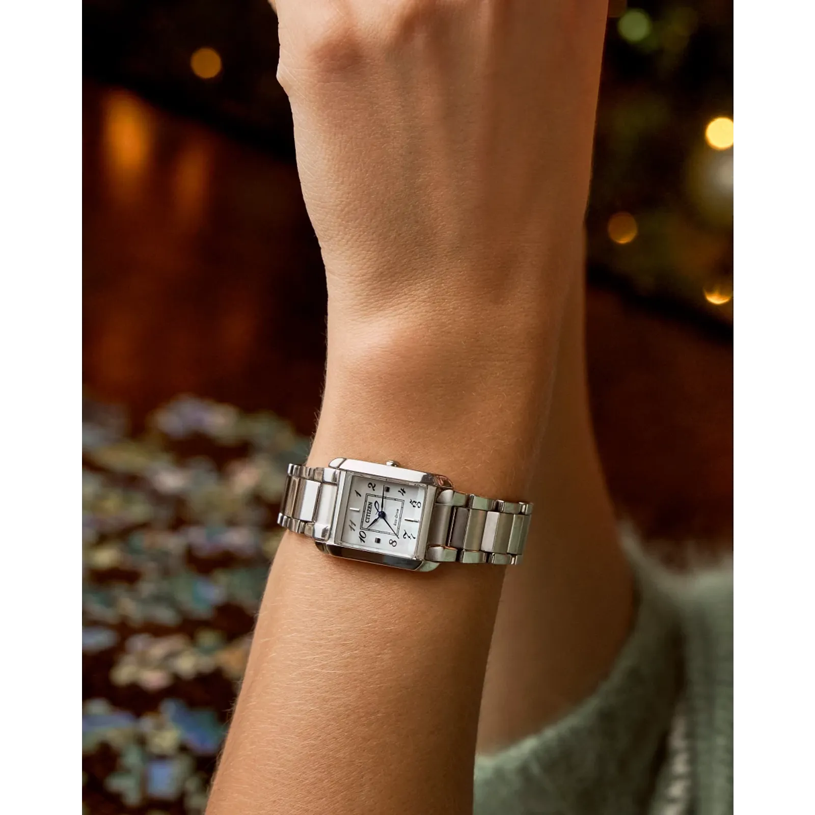 EW5600-52D Reloj Citizen L Bianca de dama pulsera de metal Eco-drive - Image 2