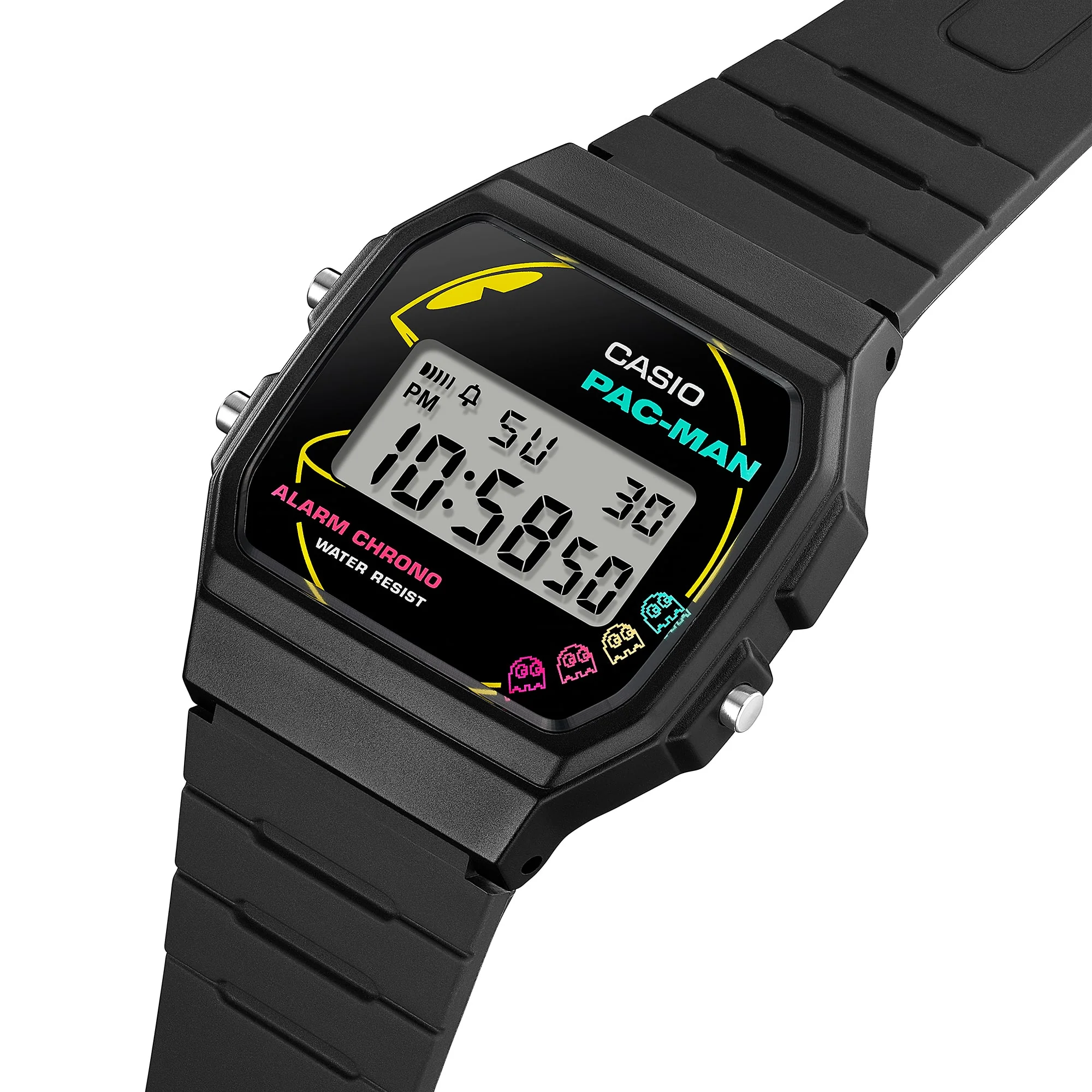 F-91WPC-1A Casio Pac-Man correa de resina unisex - Image 8