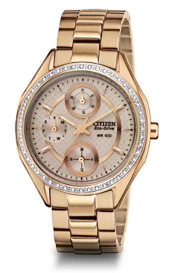 FD1063-57X Citizen Eco-Drive Champagne de mujer correa de metal - Image 2