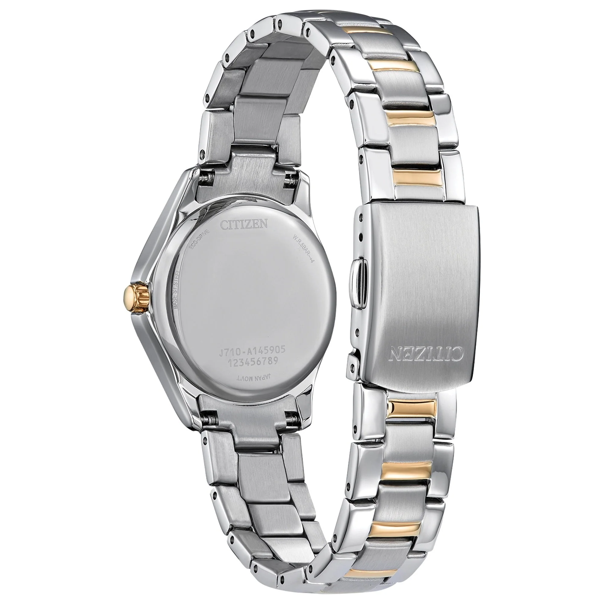 FE1146-71A Reloj Citizen Crystal de mujer correa de metal - Image 2