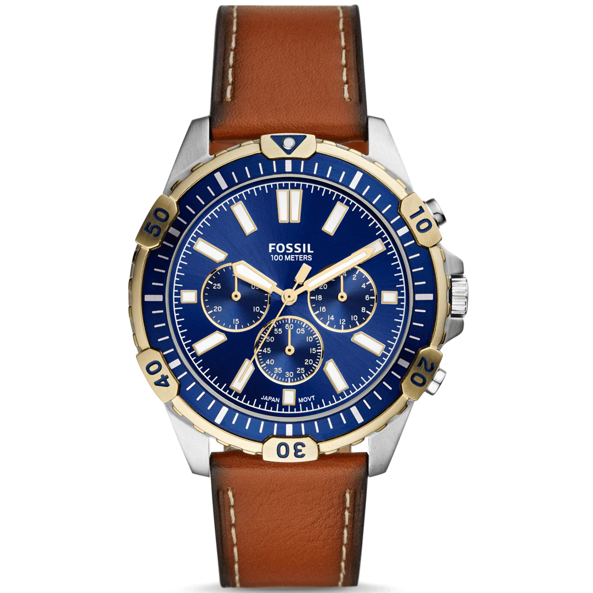 FS5625 Reloj Garrett de hombre pulsera de cuero 44mm