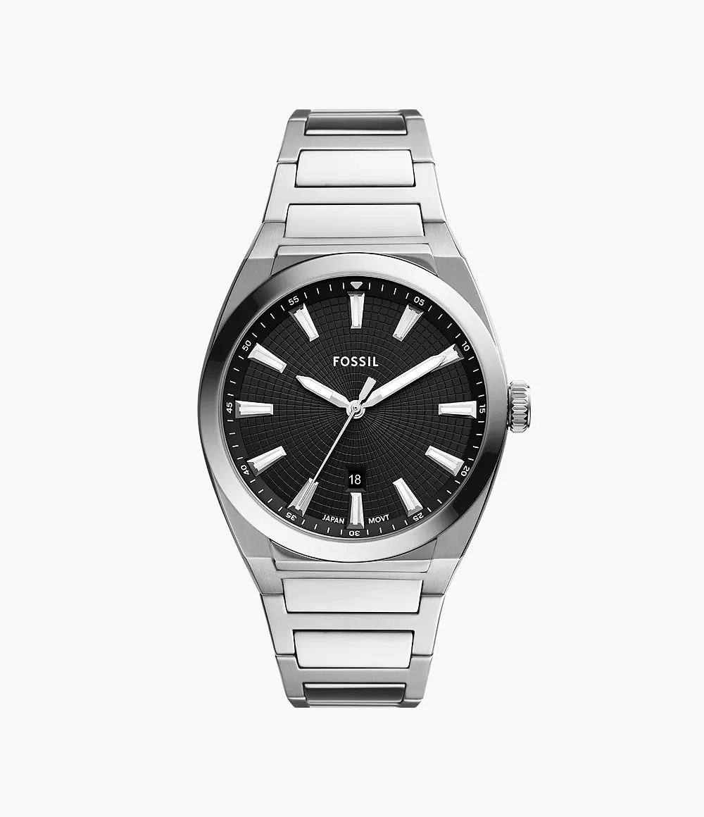 FS5821 Reloj Fossil Everett de caballero banda de metal