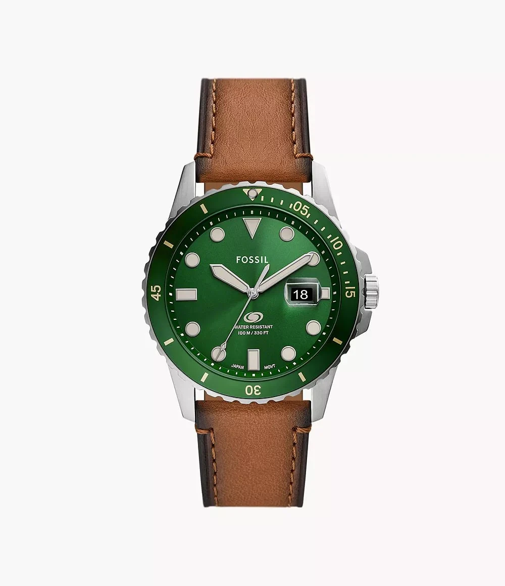 FS5946 Blue Dive para hombre pulsera de piel