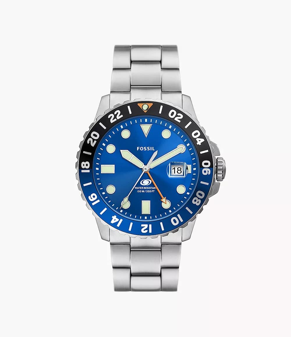 FS5991 Blue para hombre pulsera de metal