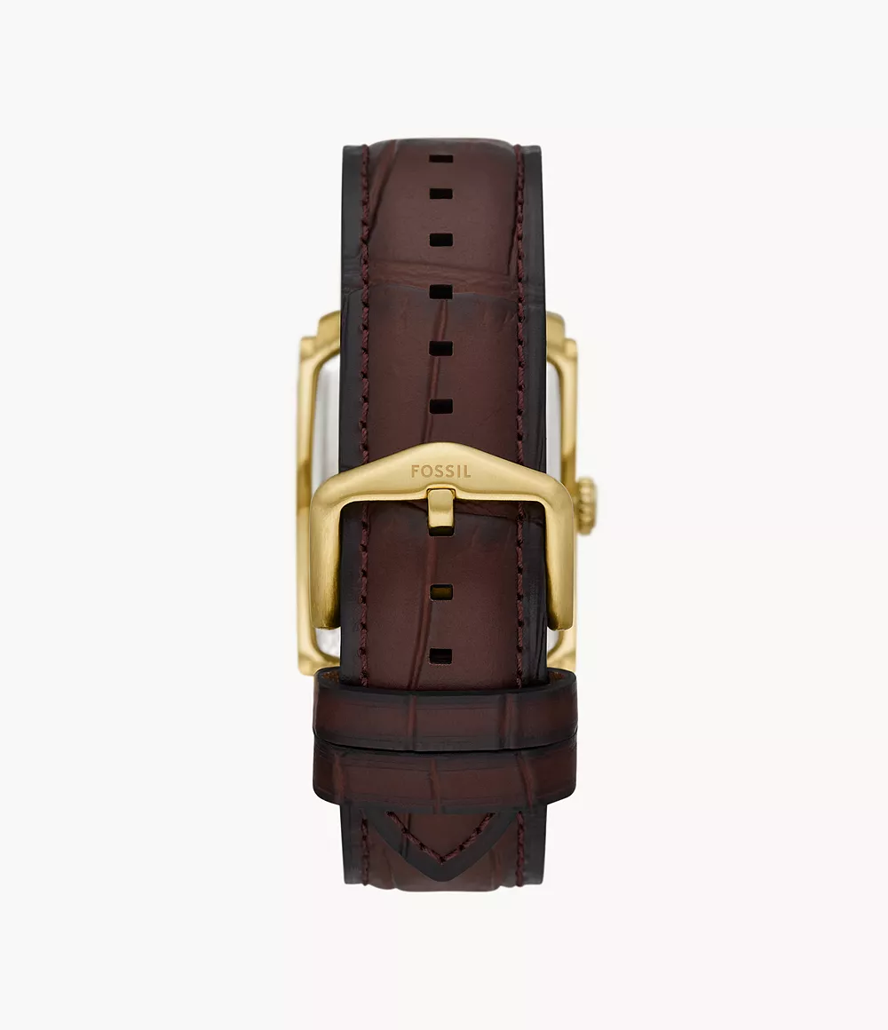 FS6011 Reloj Carraway de hombre pulsera de cuero 30 mm - Image 4