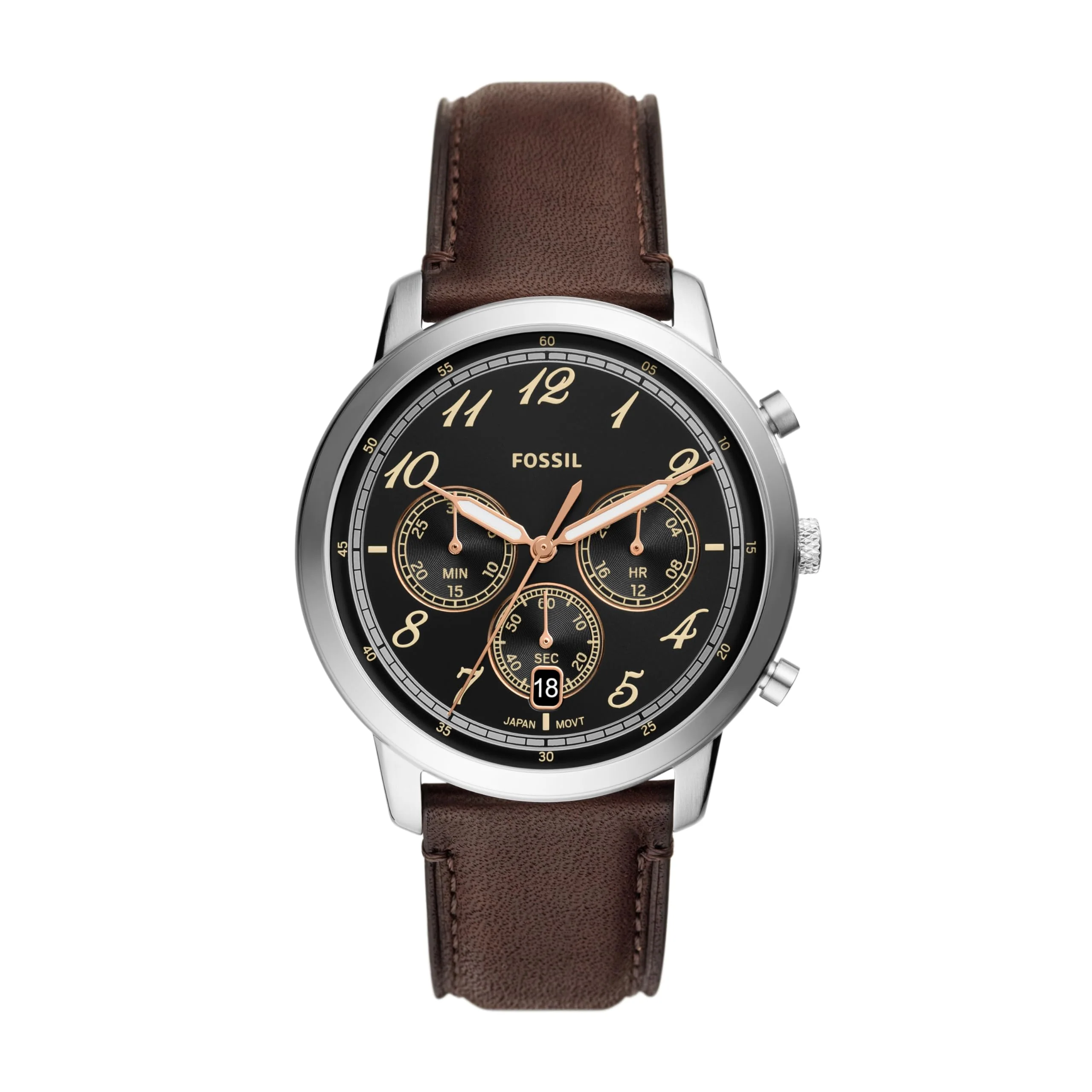 FS6024 Reloj Neutra de caballero correa de cuero