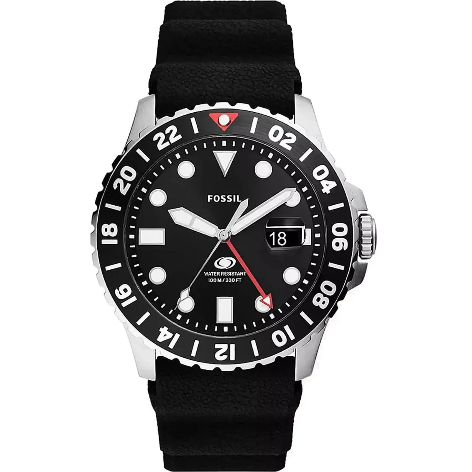 FS6036 Reloj Blue GMT de caballero pulsera de resina
