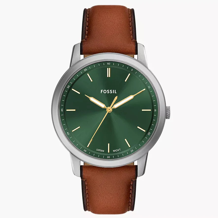 FS6094 Reloj Minimalist de hombre correa de cuero