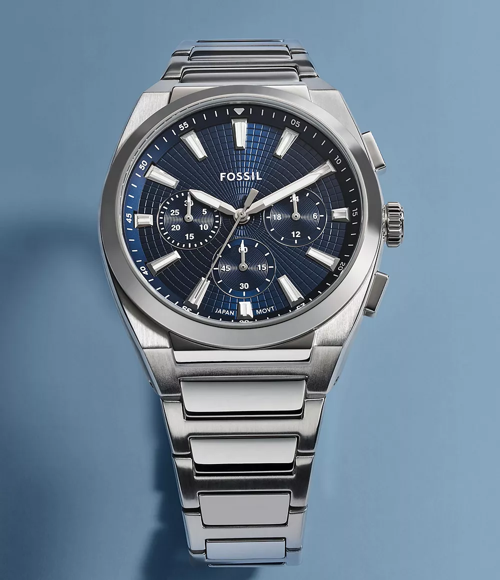 FS6104 Reloj Everett de caballero correa de metal 44mm - Image 5