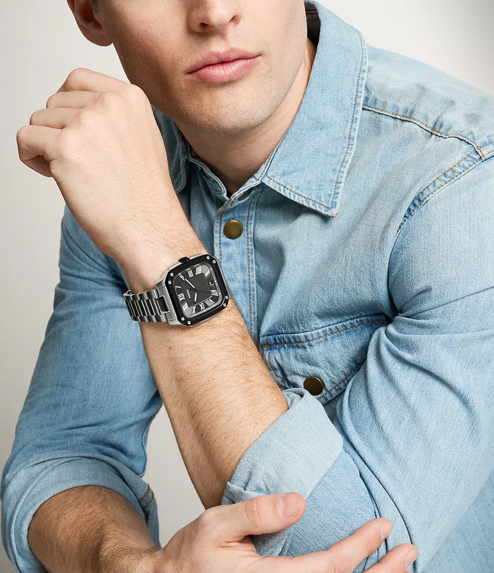 FS6122 Reloj Crosby de hombre banda de metal 42mm - Image 4