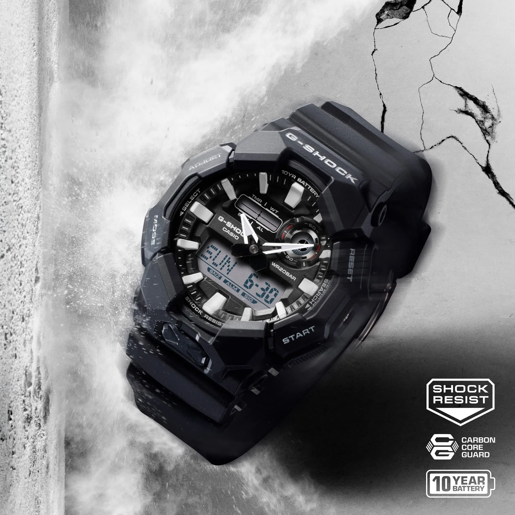 GA-010-1A G-Shock reloj para hombre pulsera de caucho - Image 3