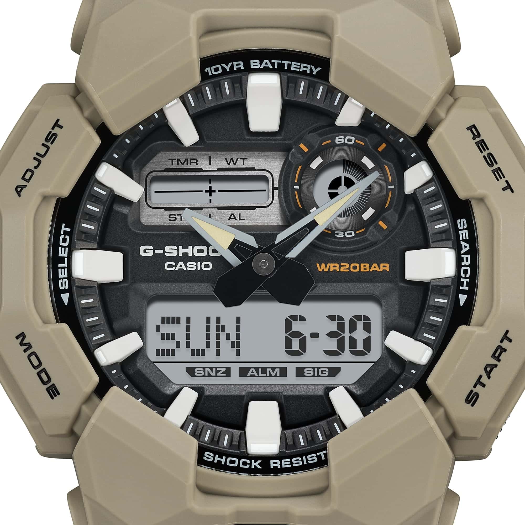 GA-010-5A G-Shock reloj sport para caballero pulsera de caucho - Image 4