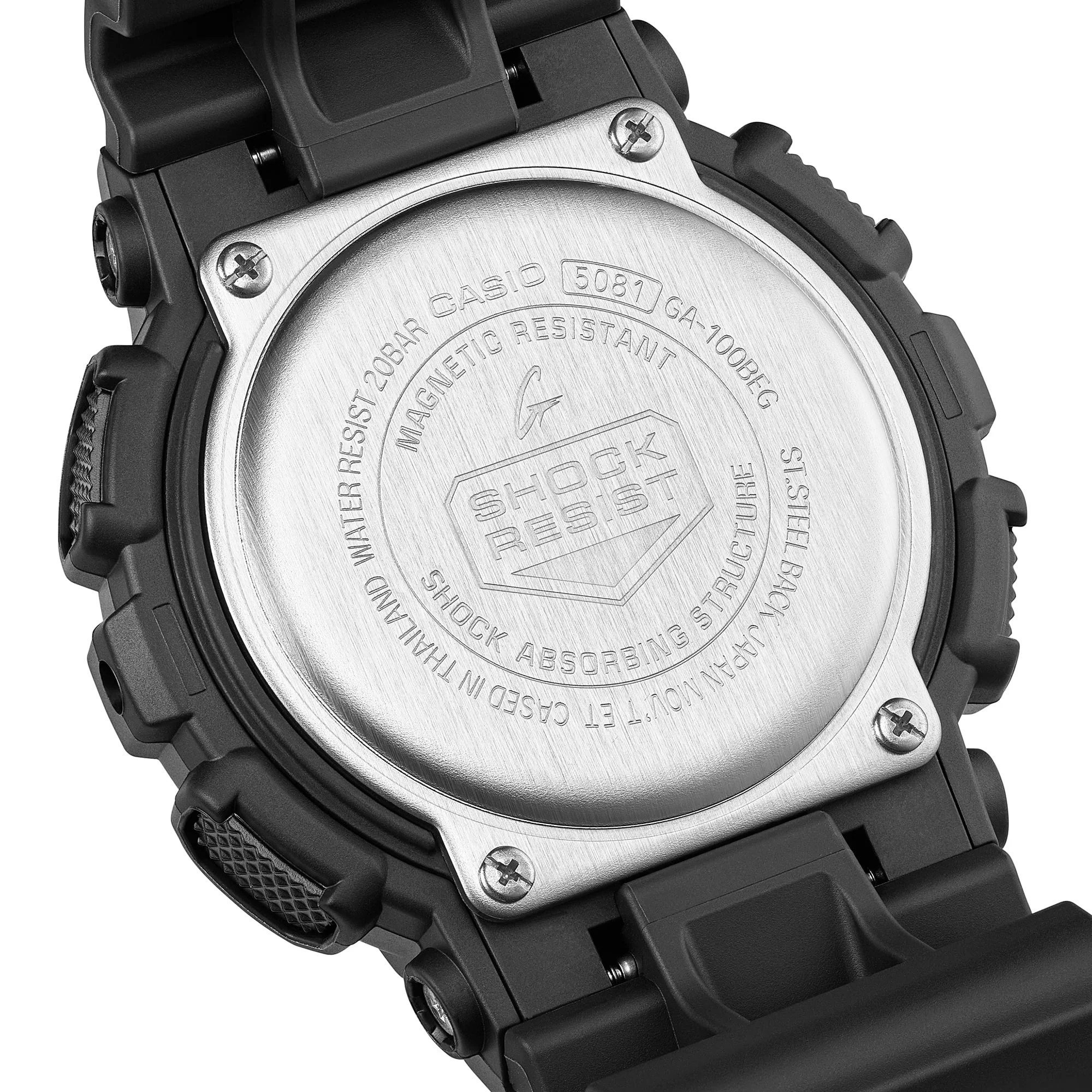 GA-100BEG-1A Reloj G-Shock de hombre correa de resina - Image 3
