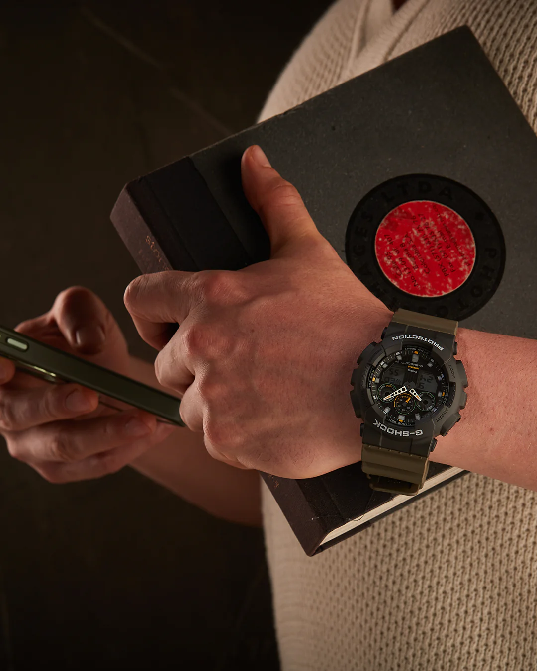 GA-100TU-1A3 G-Shock reloj para caballero sport con pulsera de resina - Image 3