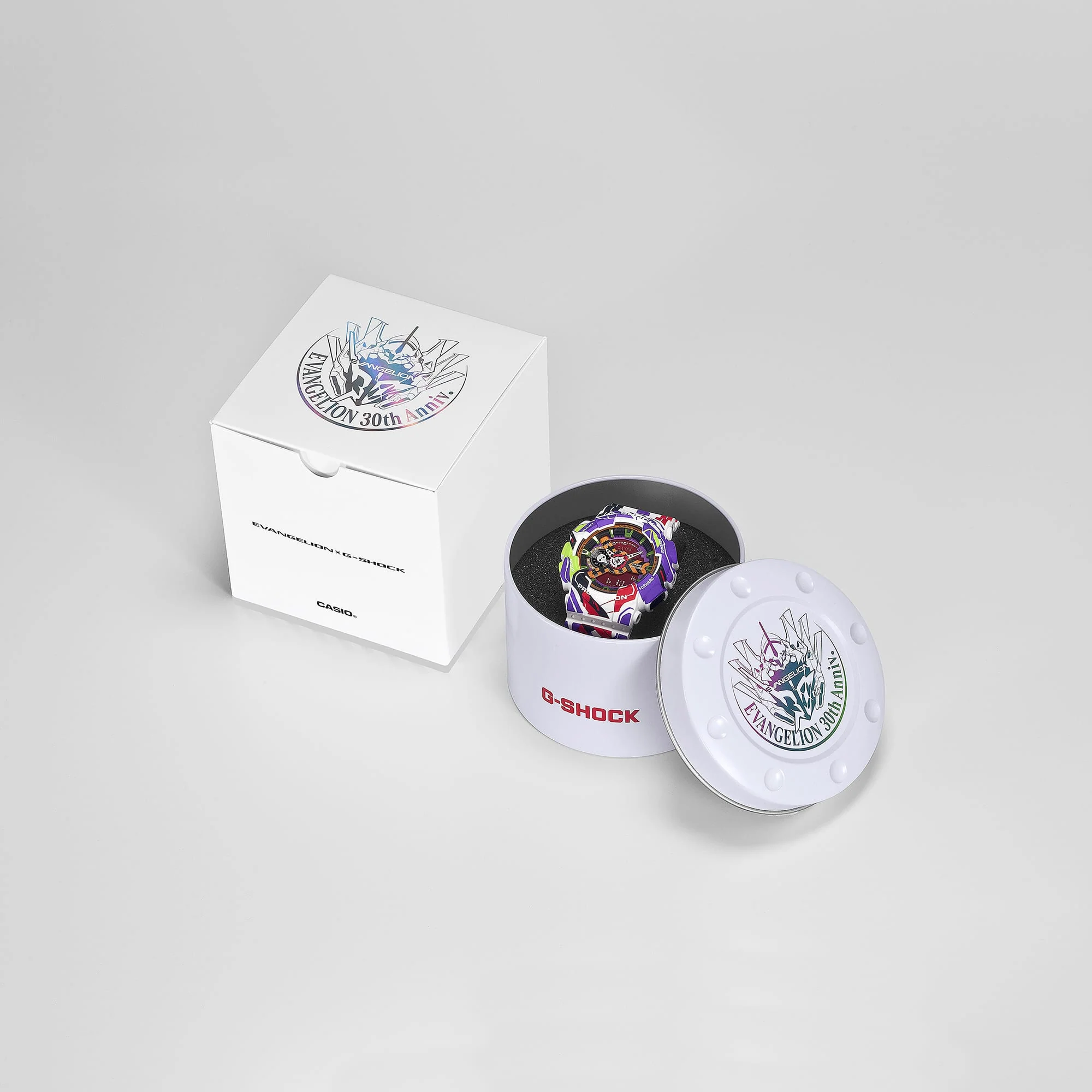 GA-110EVA30-7A Reloj G-Shock Evangelion banda de caucho doble hora - Image 4