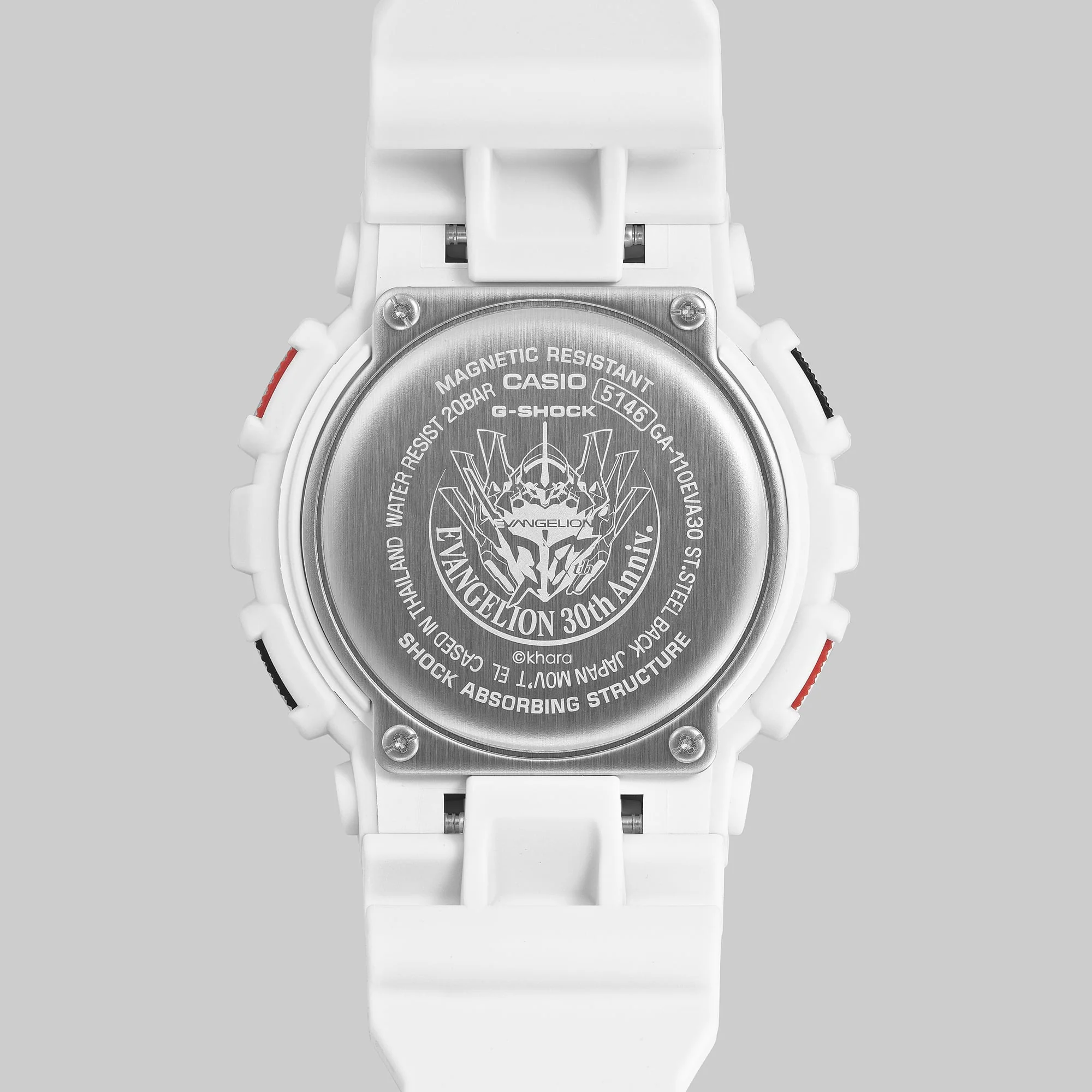 GA-110EVA30-7A Reloj G-Shock Evangelion banda de caucho doble hora - Image 5